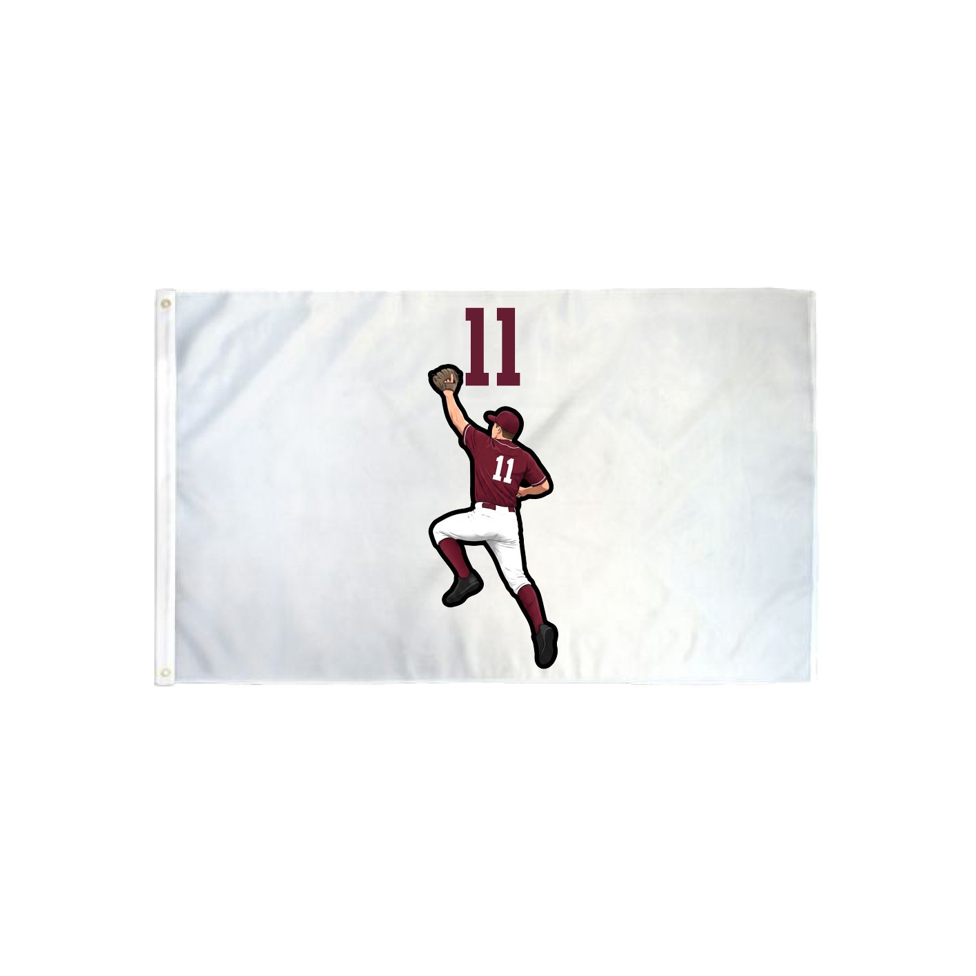 3x5 Flag — Number Top in Classic