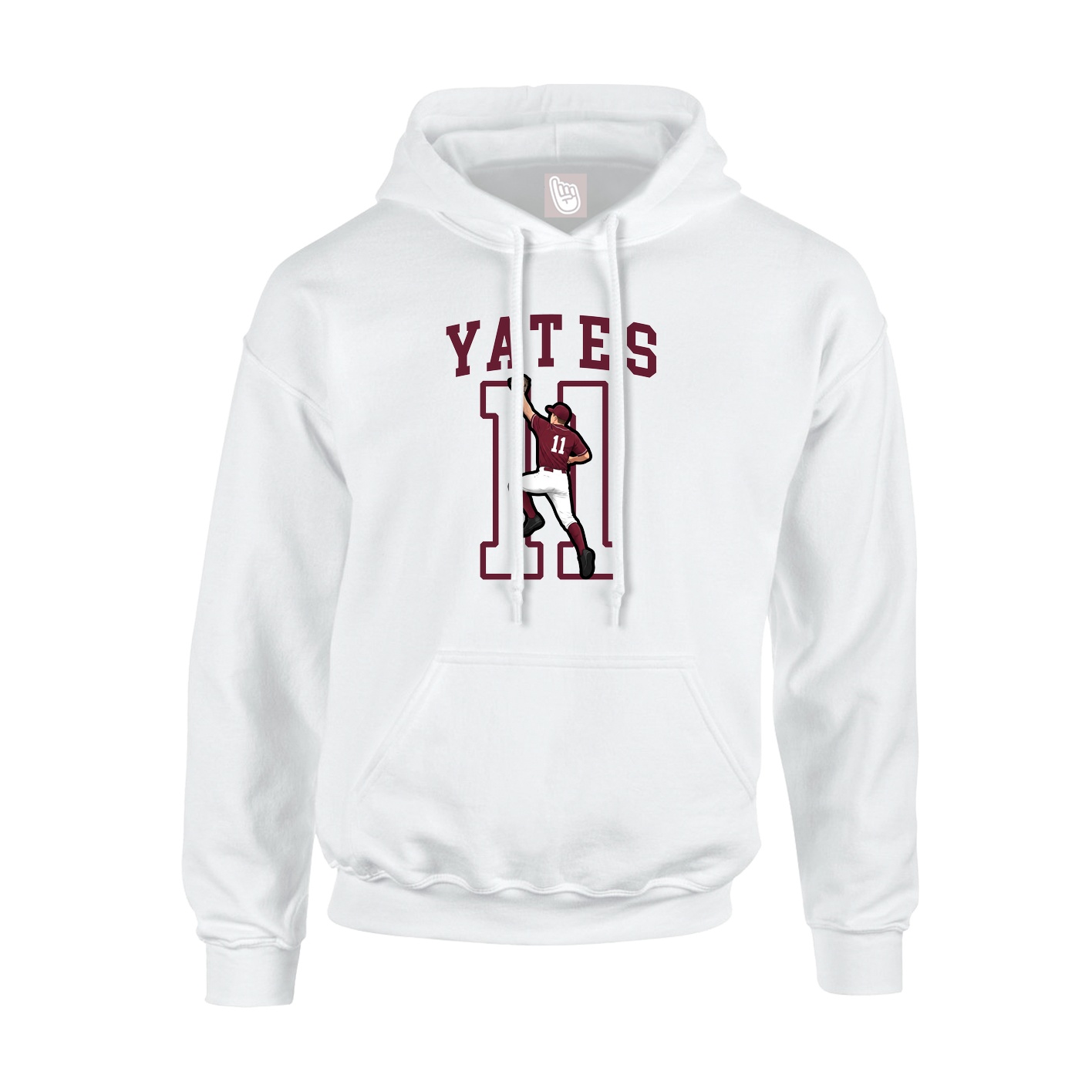 Youth Hoodie — Shirsey in White