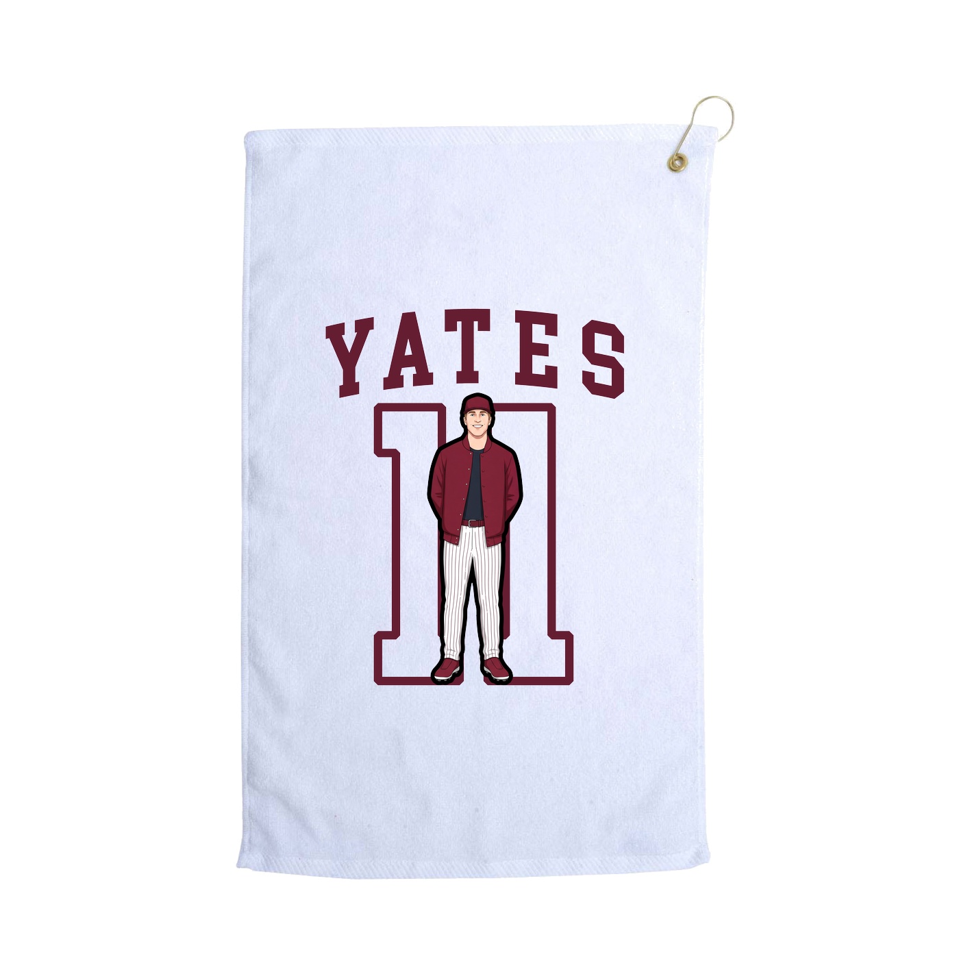 Golf Towel — Shirsey in White