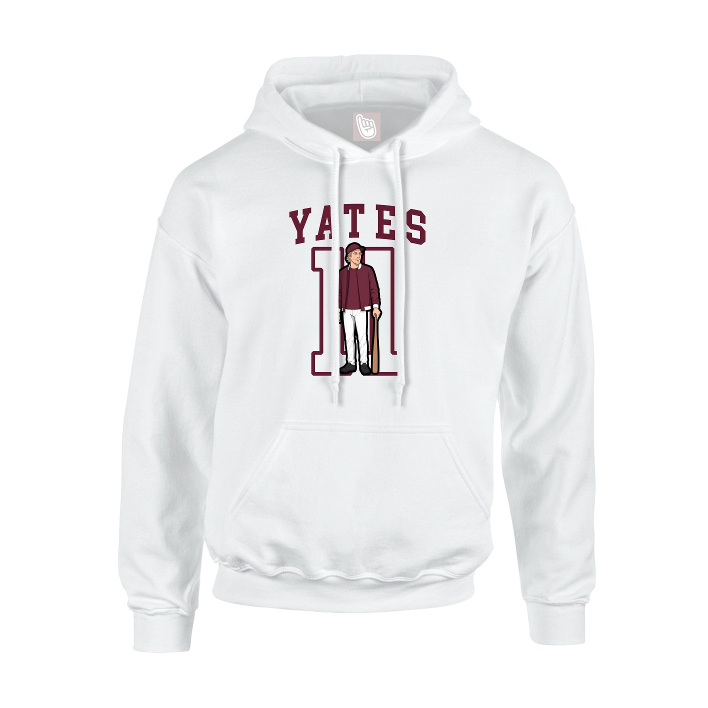 Hoodie — Shirsey in White