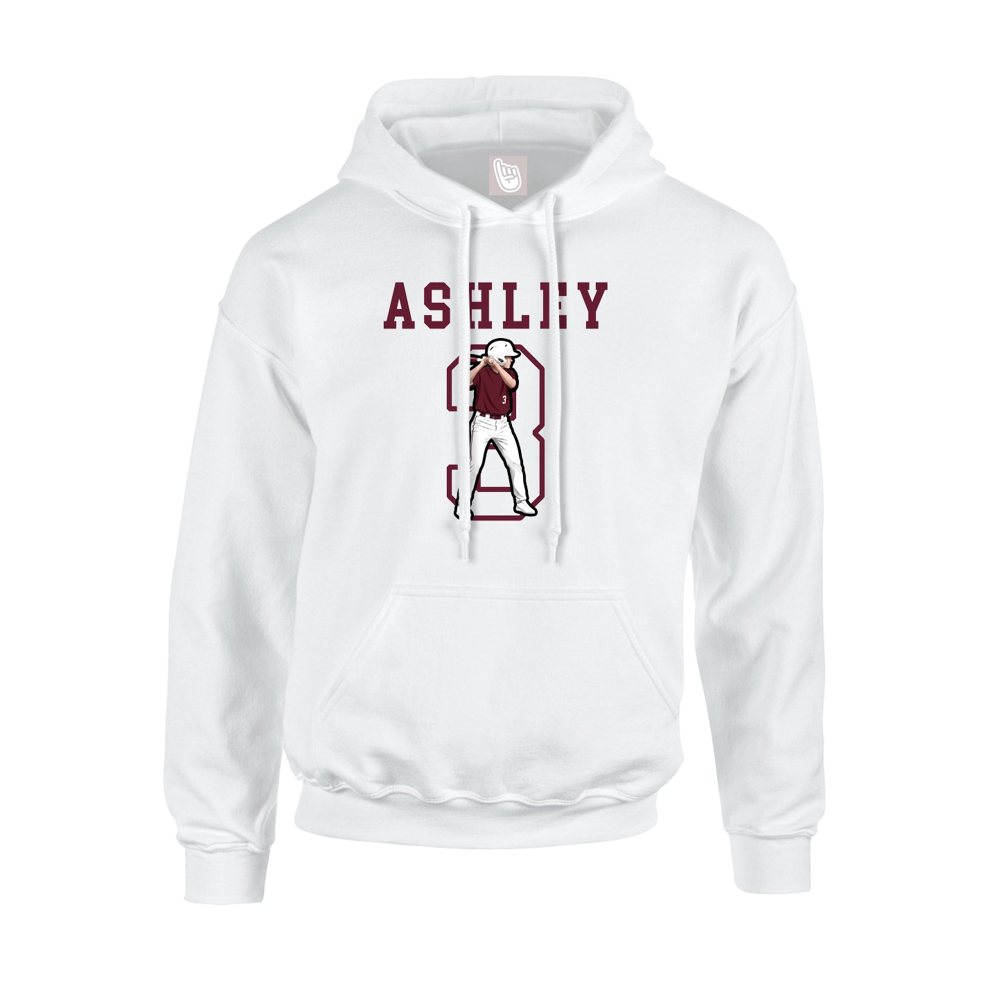 Hoodie — Shirsey in White