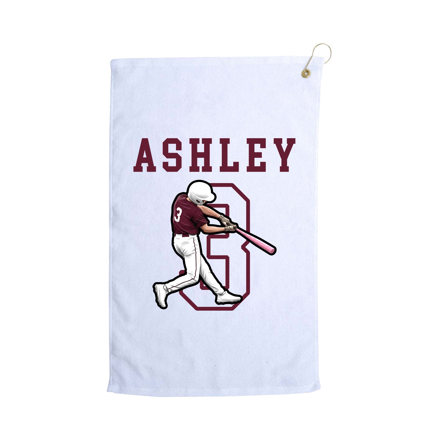 Golf Towel — Shirsey in White