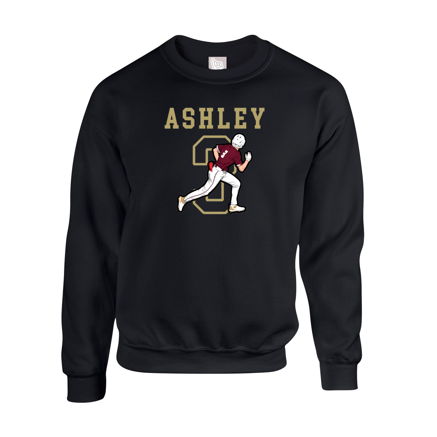 Fleece Crew — Shirsey in Black