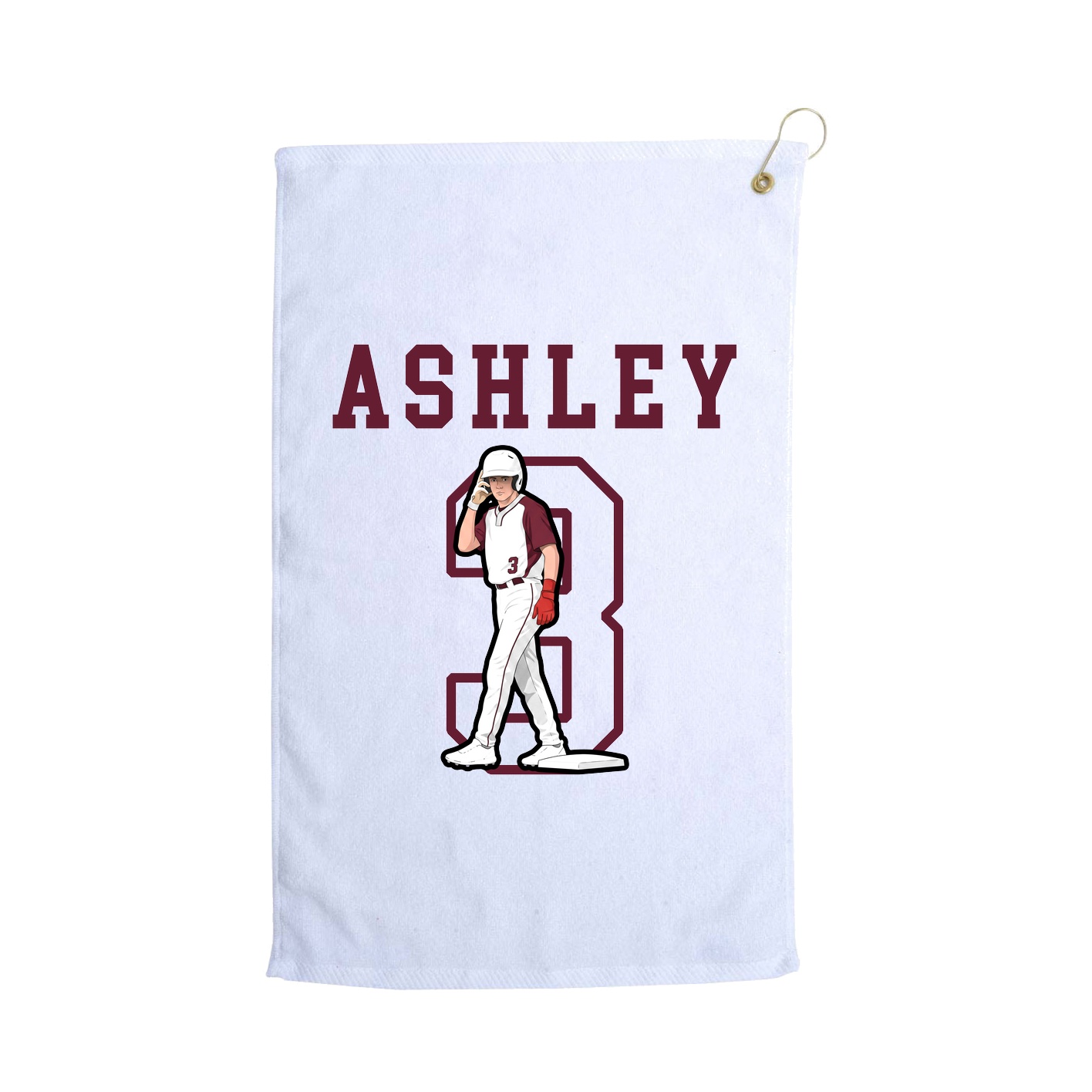 Golf Towel — Shirsey in White