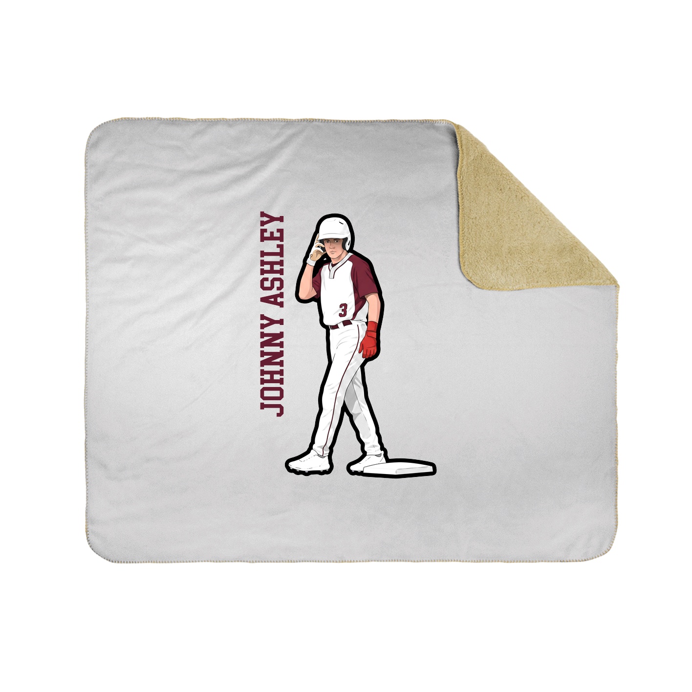 50x60 Sherpa Lined Throw Blanket