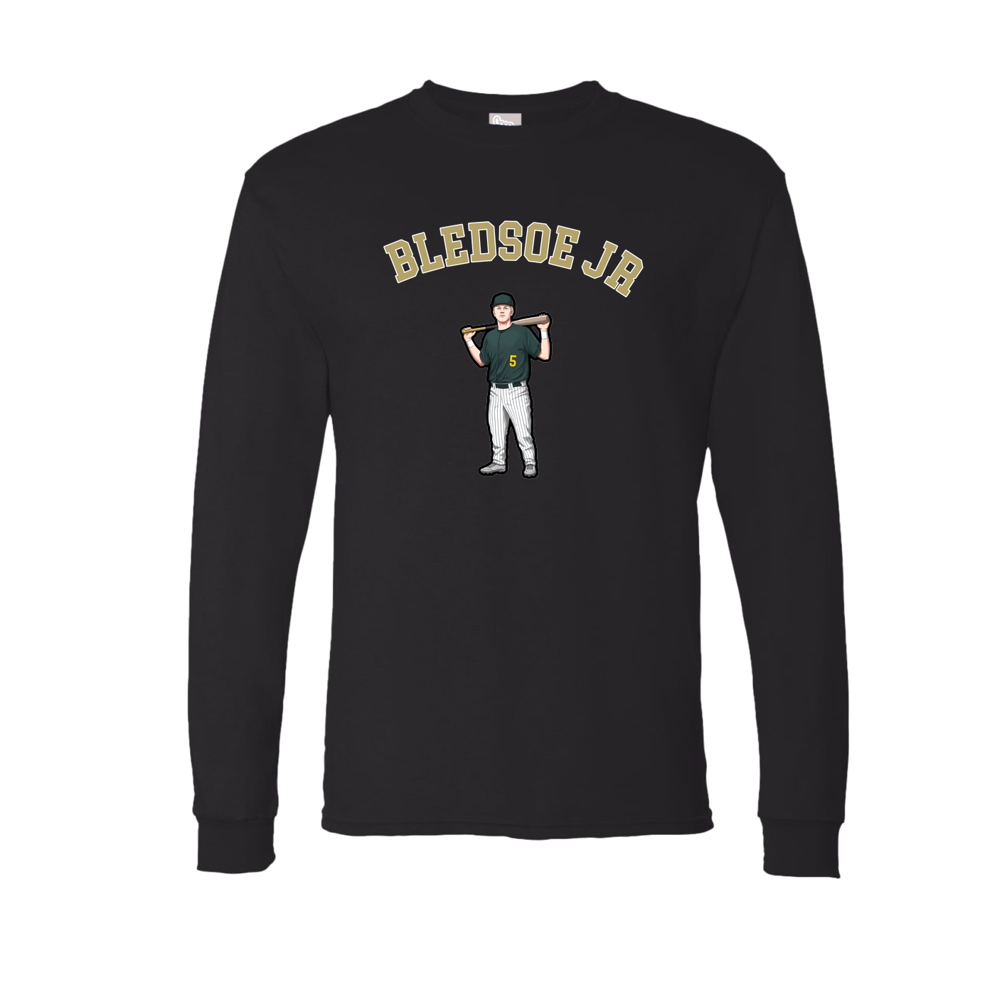 Long Sleeve Tee — Shirsey Arch in Black