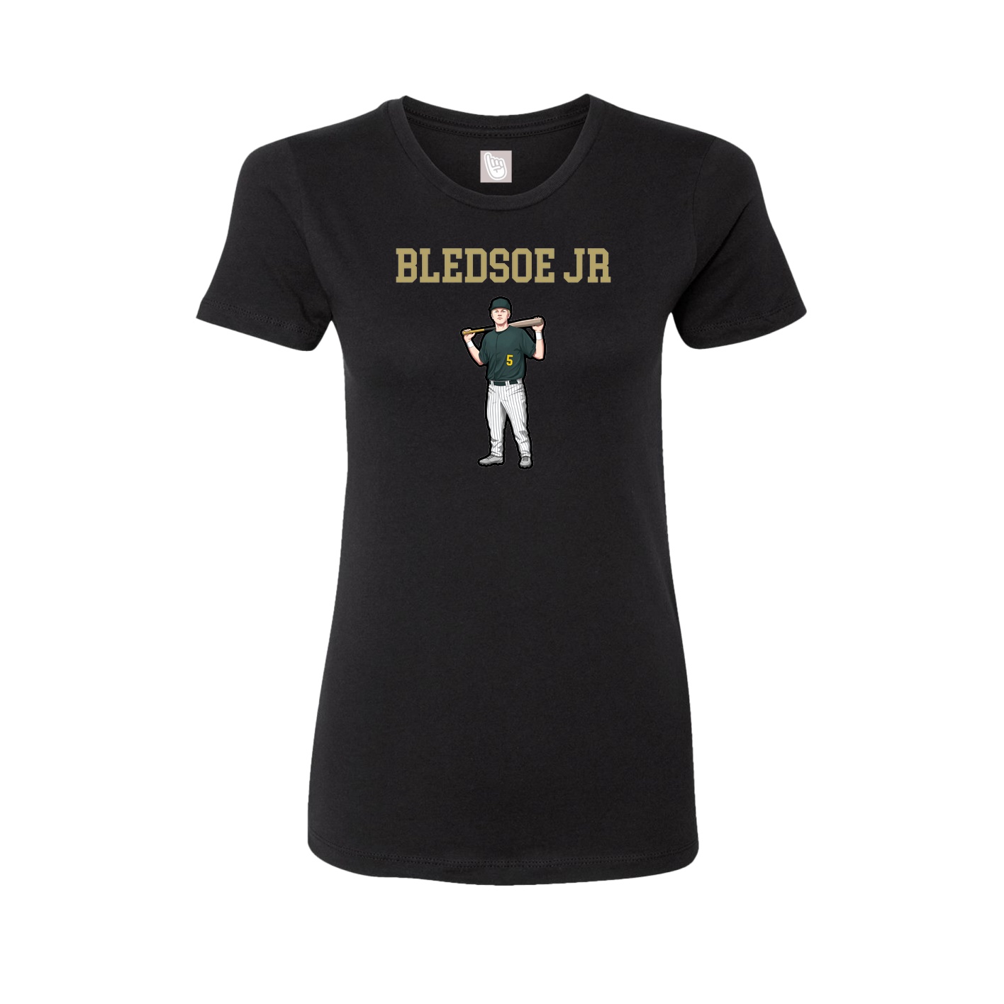 Fitted Women's Tee — Shirsey in Black