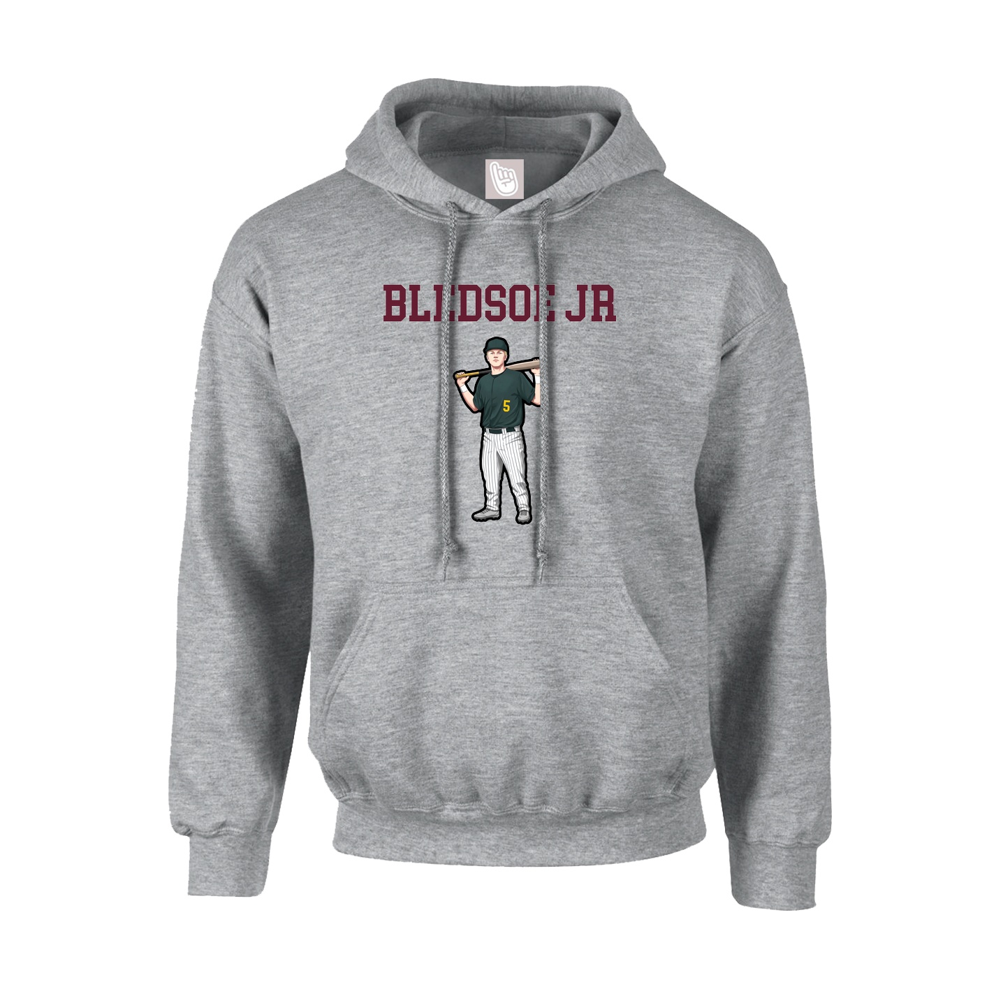 Hoodie — Shirsey in Grey