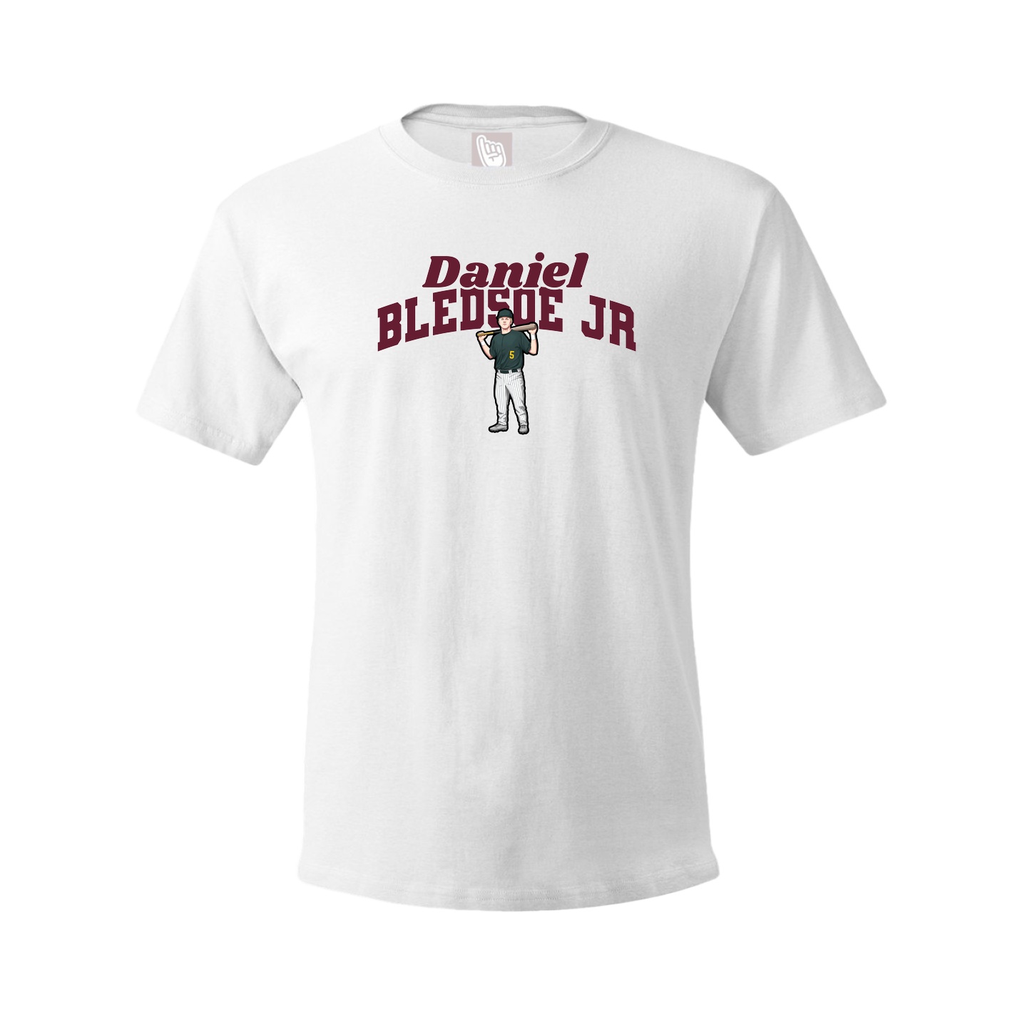 Youth Tee — Signature Arch in White