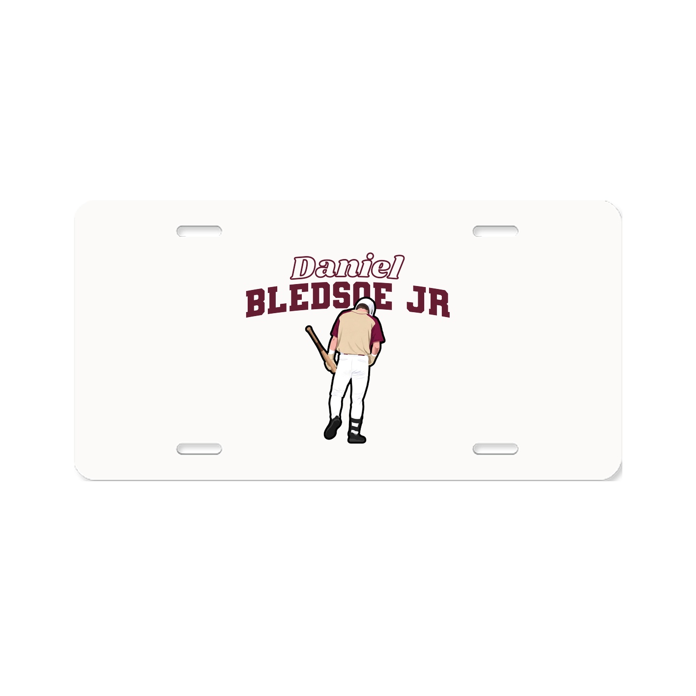 License Plate — Name Arch in Classic