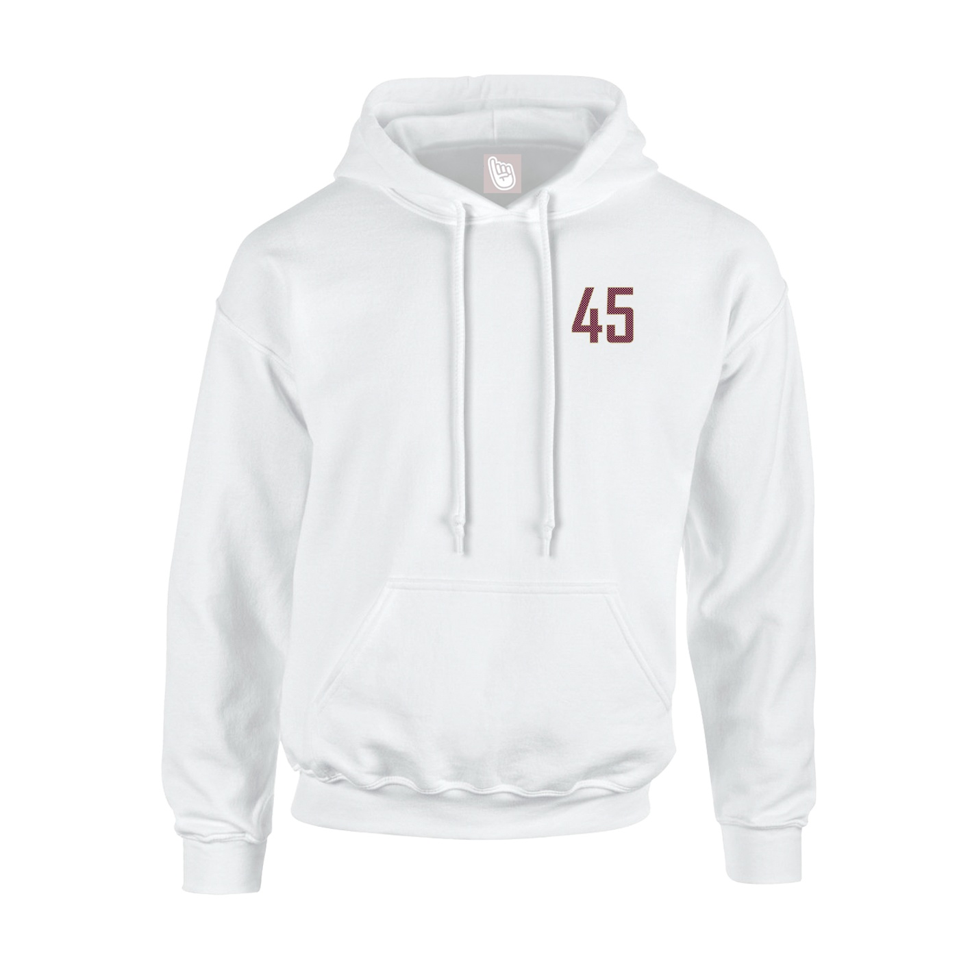 Youth Hoodie — Front Shirsy in White