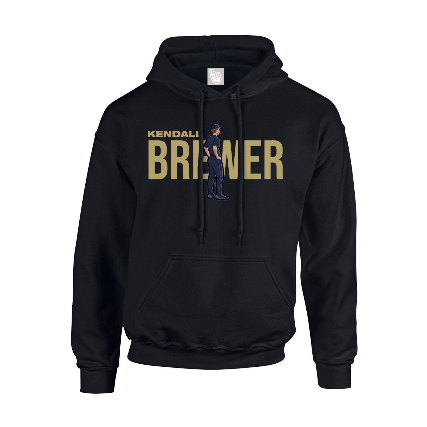 Hoodie — Player Name in Black