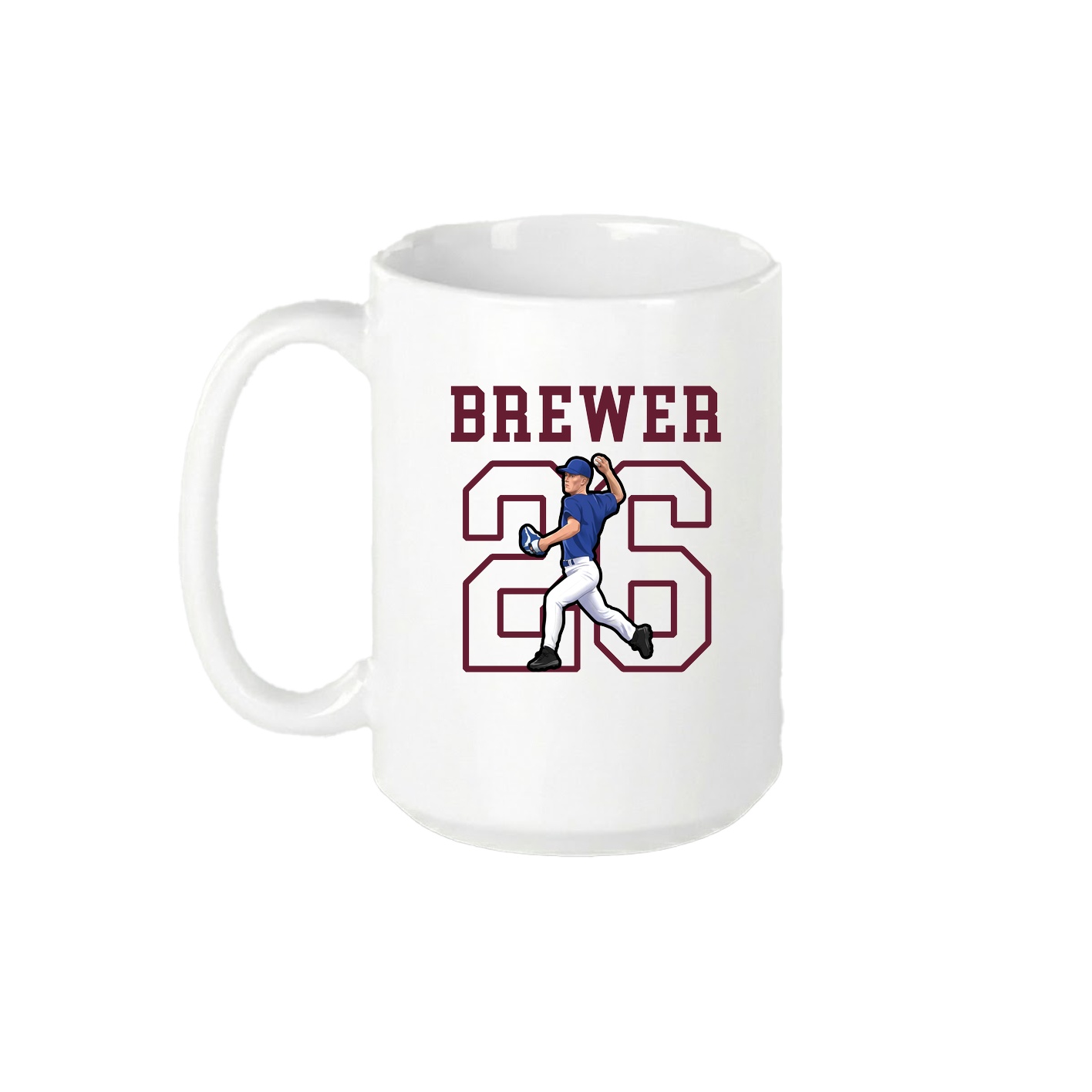 15oz Coffee Mug — Shirsey in White
