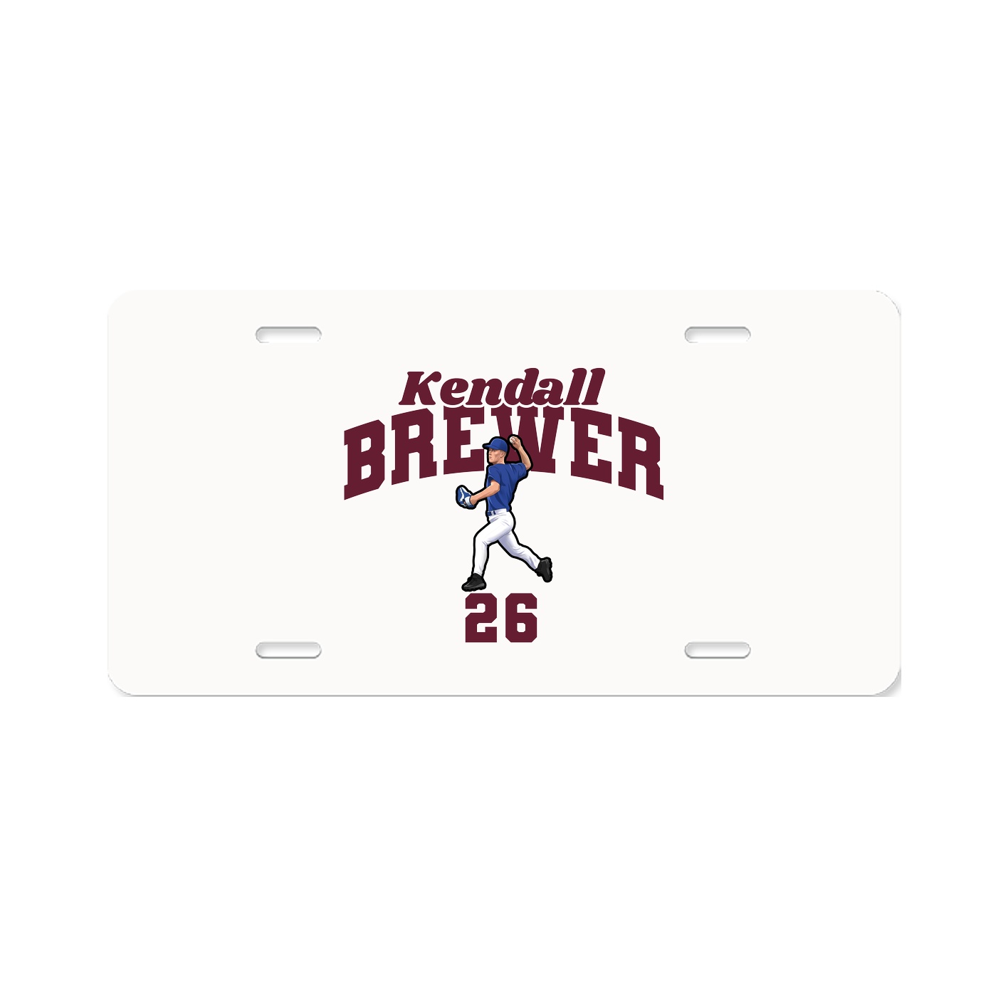 License Plate — Signature Arch in Classic