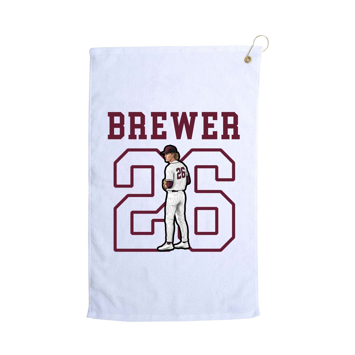 Golf Towel — Shirsey in White