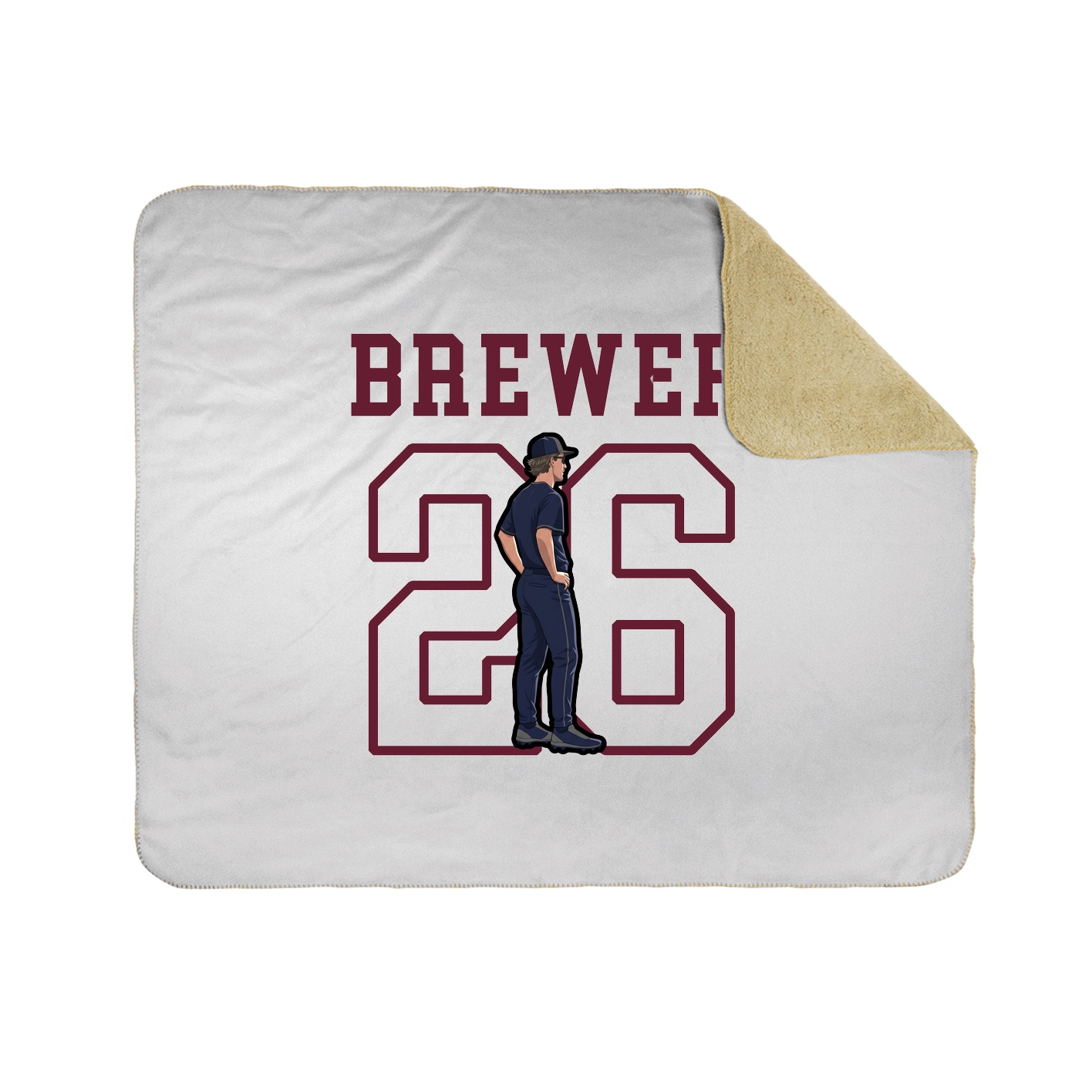 Throw Blanket — Shirsey in White