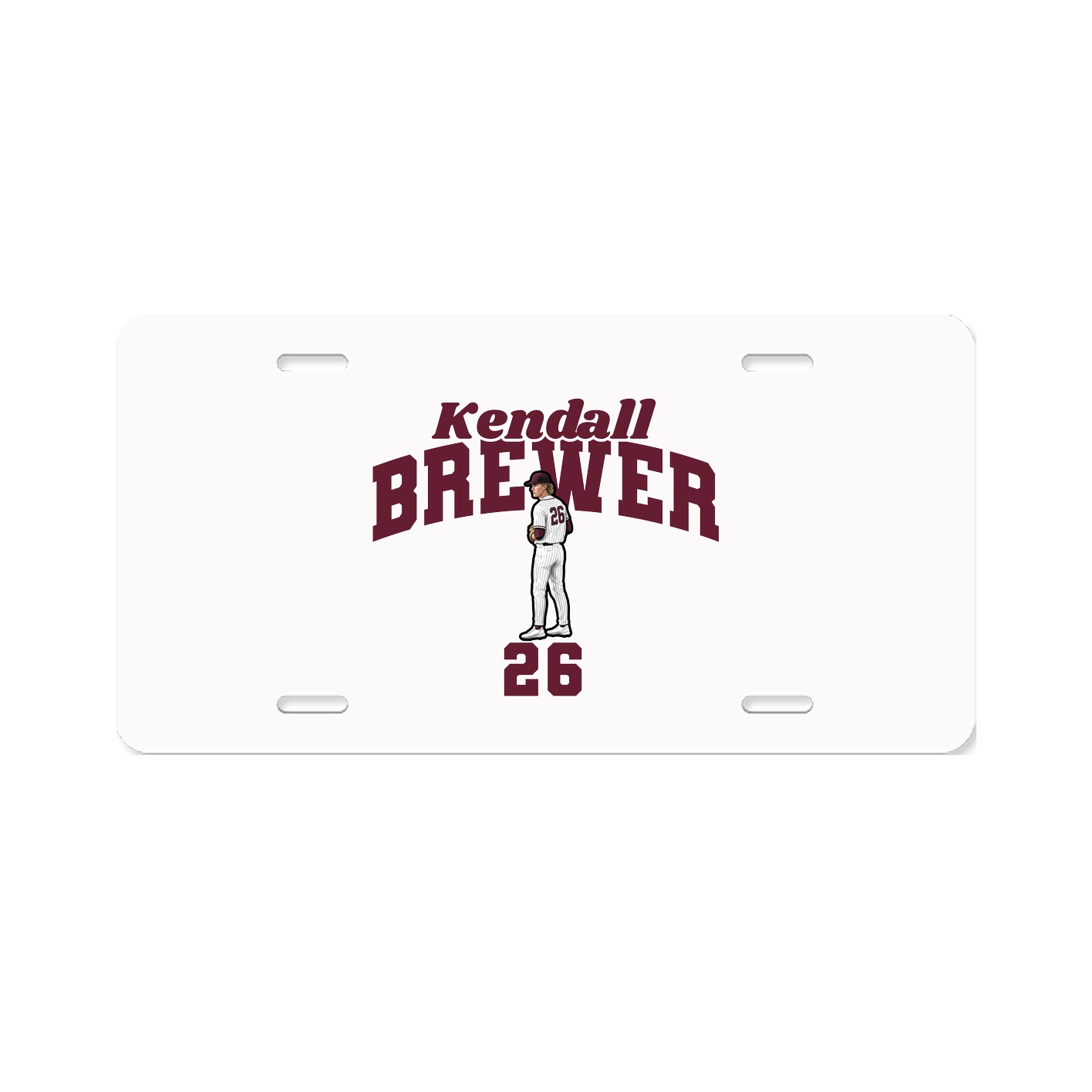 License Plate — Signature Arch in Classic