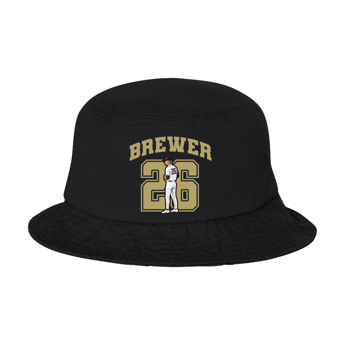 Bucket Cap — Number in Black