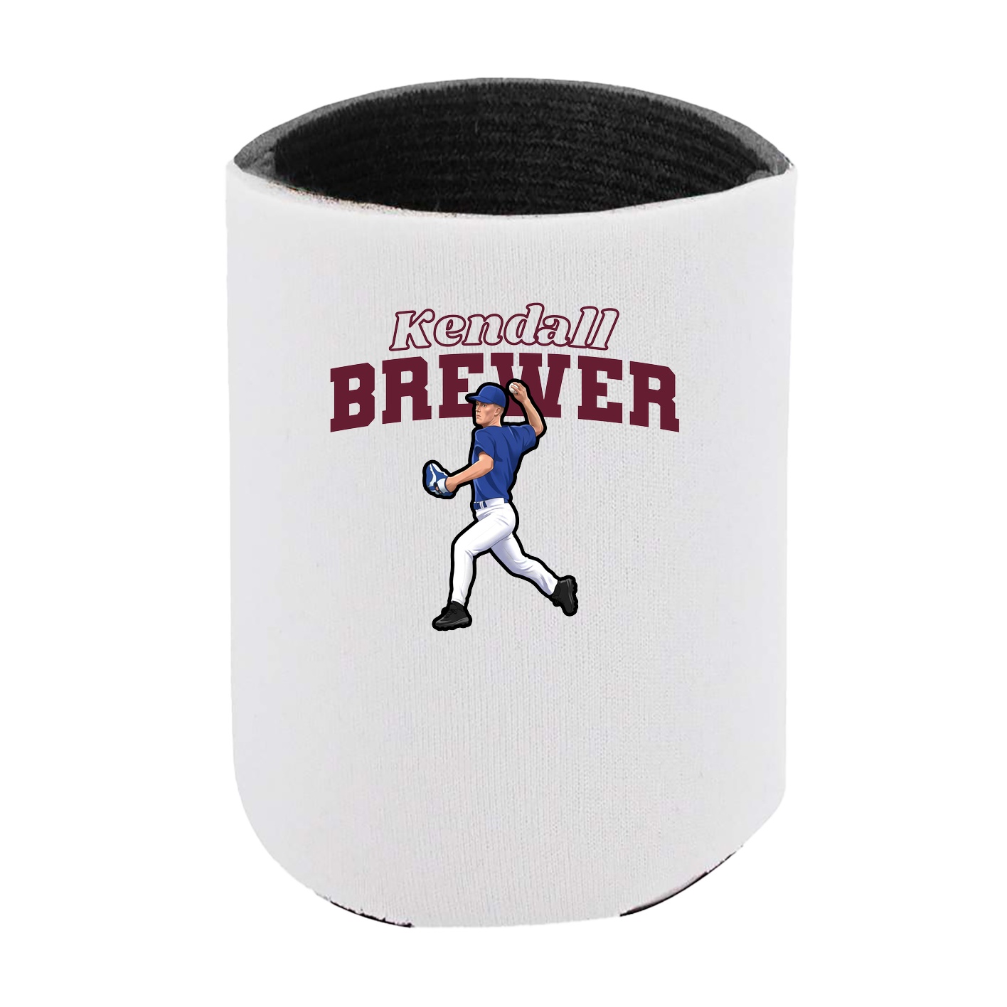 Can Holder — Name Arch in White