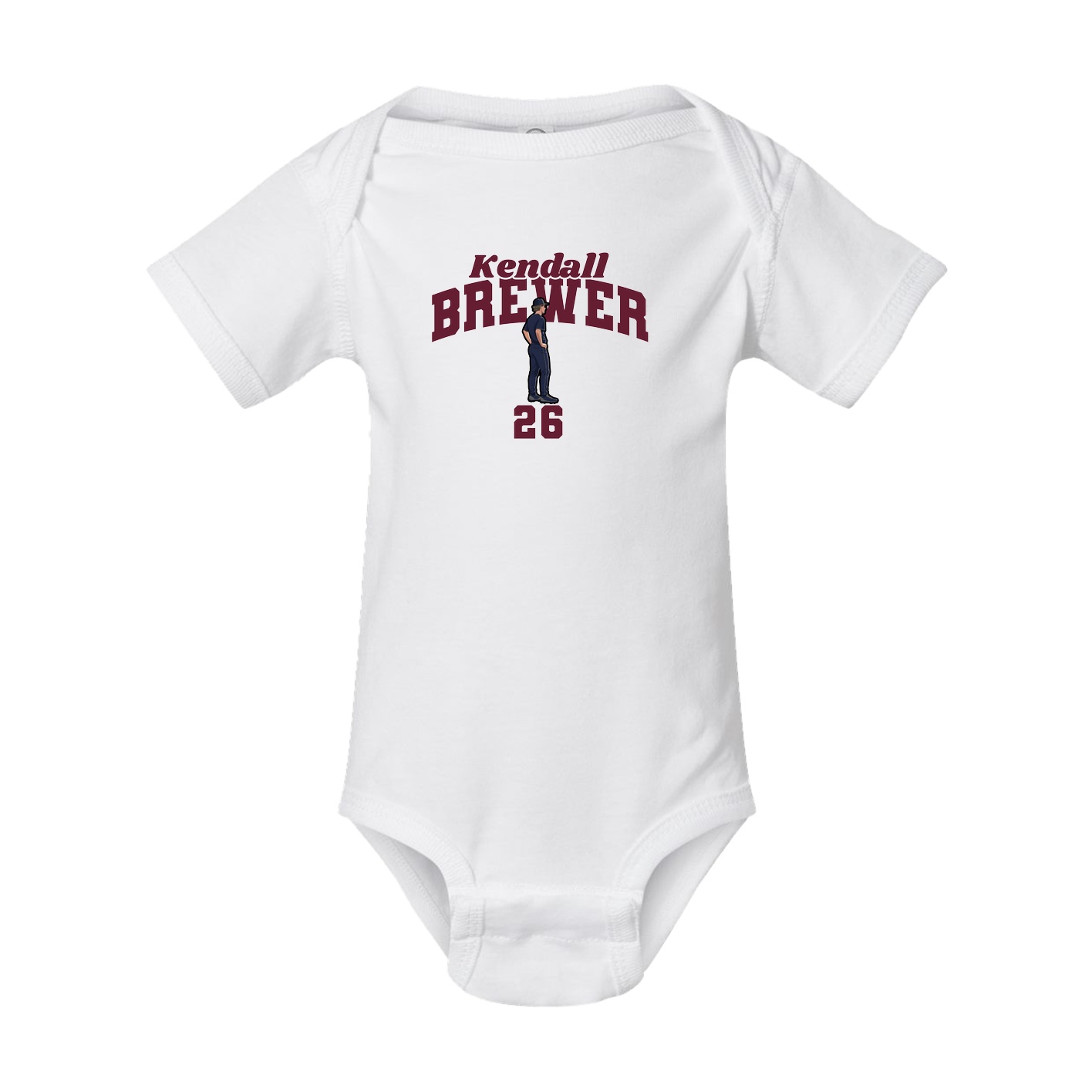 Baby Onesie — Signature Arch in White