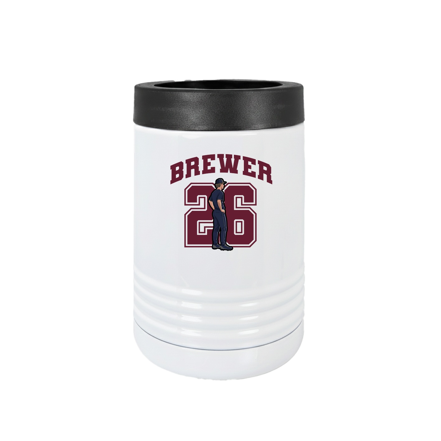 Beverage Holder — Number in White