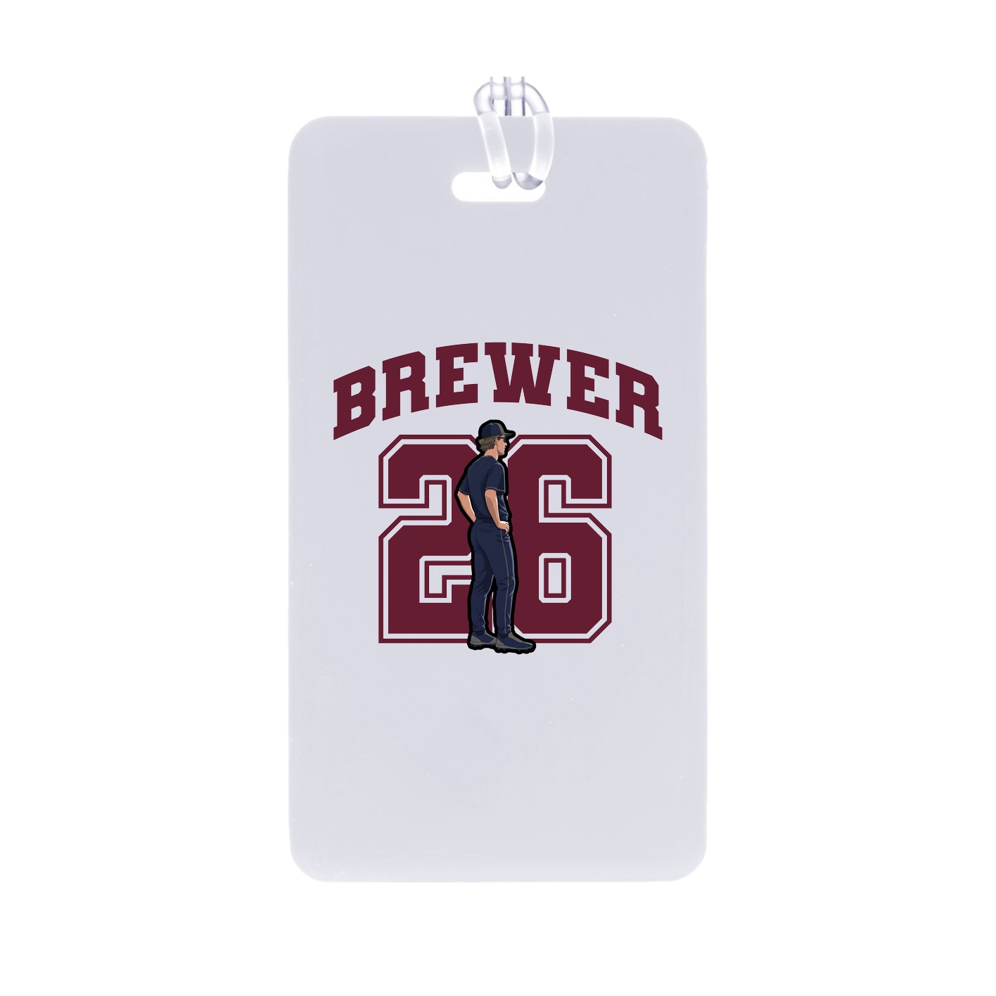 Bag Tag — Number in Classic