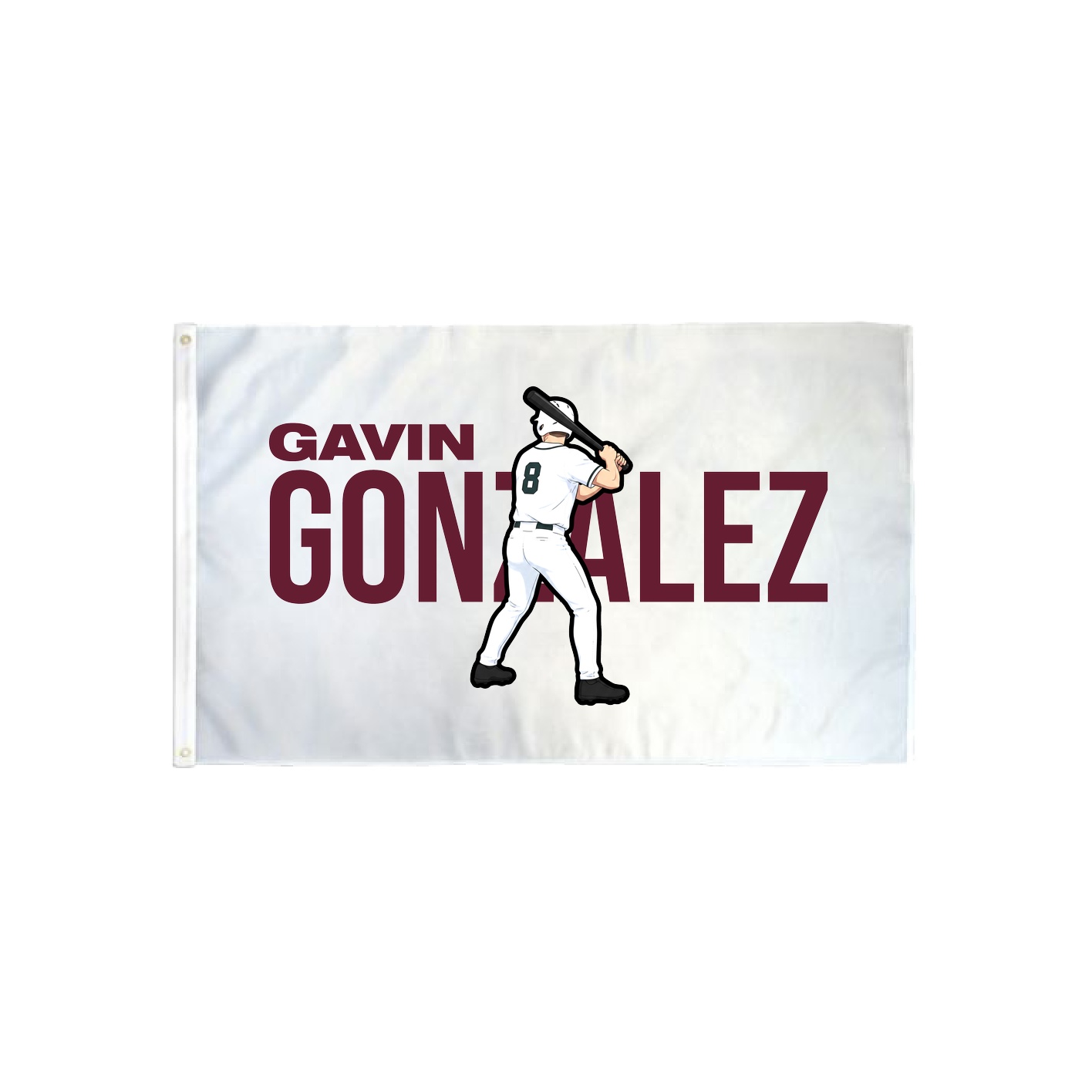 3x5 Flag — Player Name in Classic