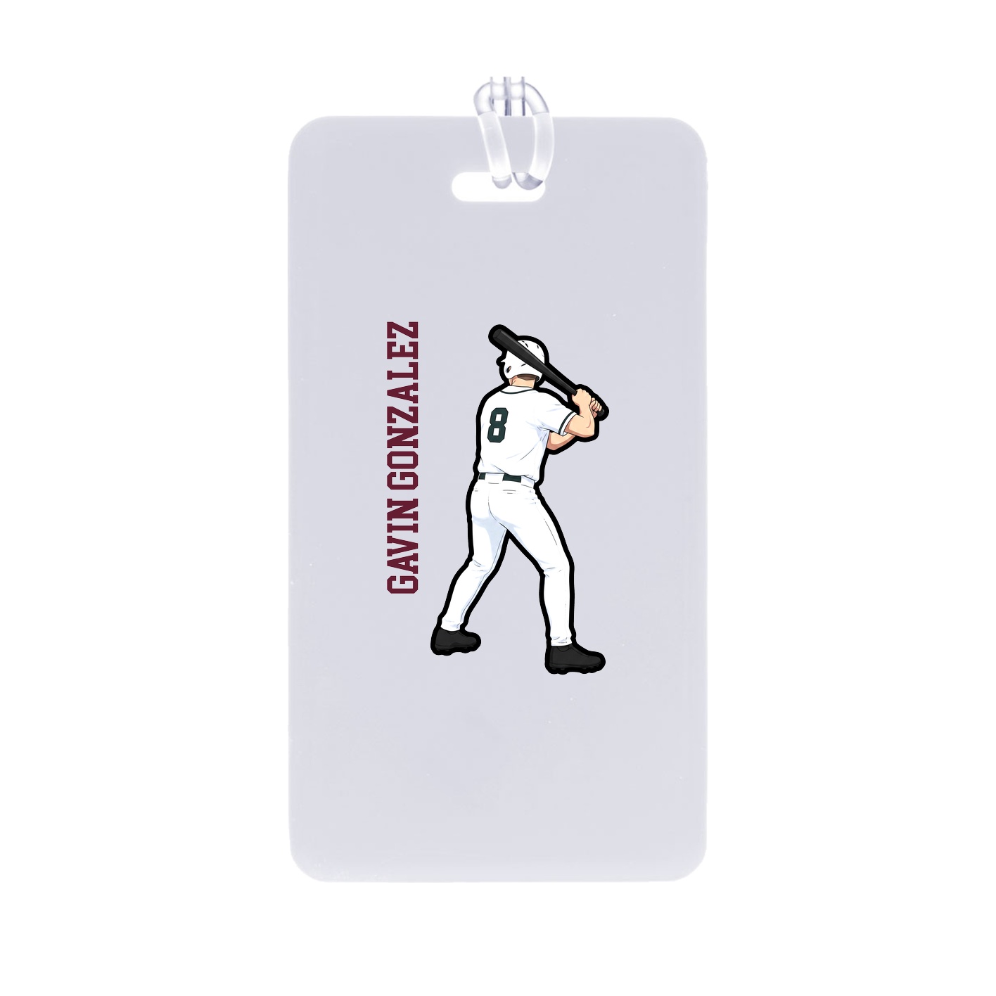 Bag Tag — Name Vertical in Classic
