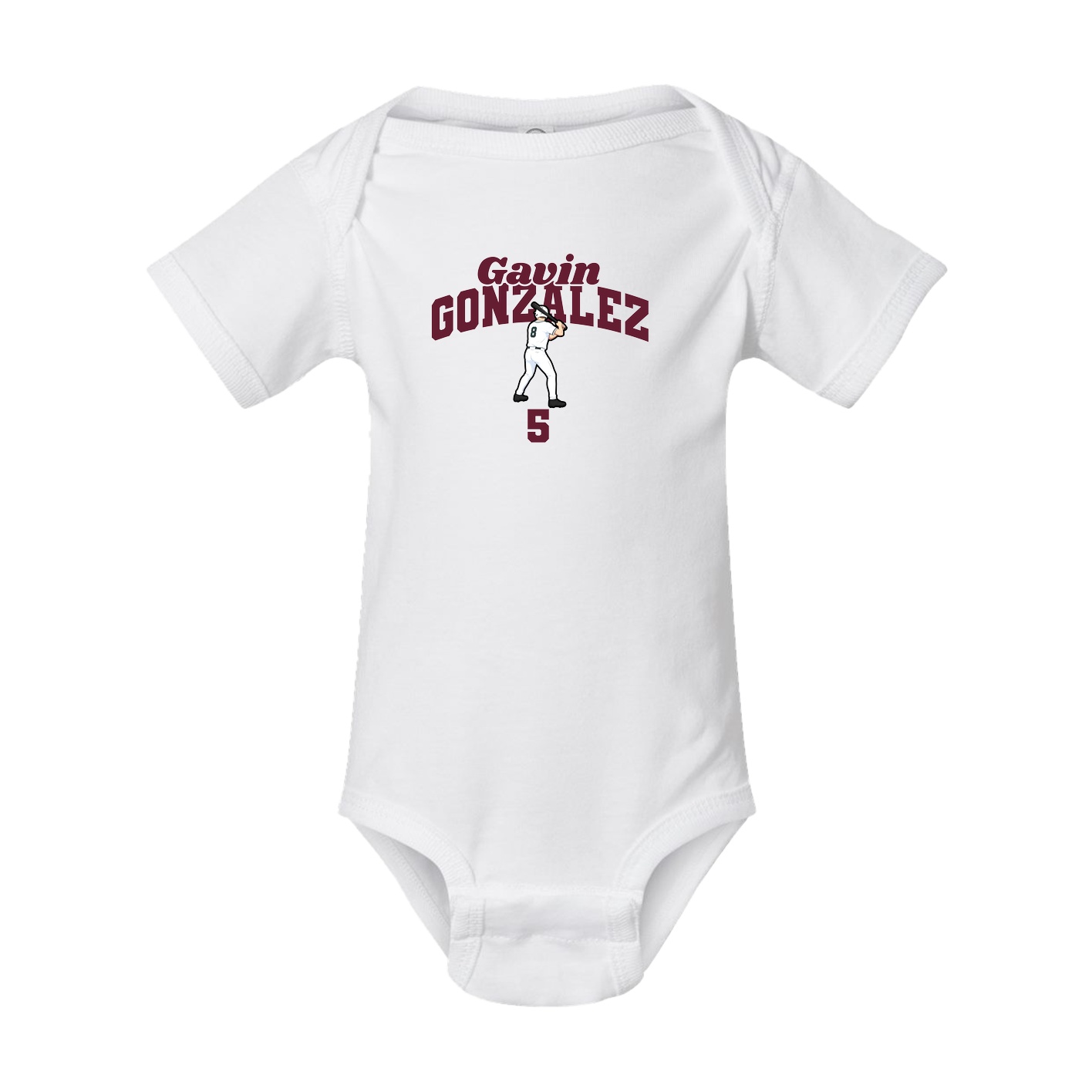 Baby Onesie — Signature Arch in White