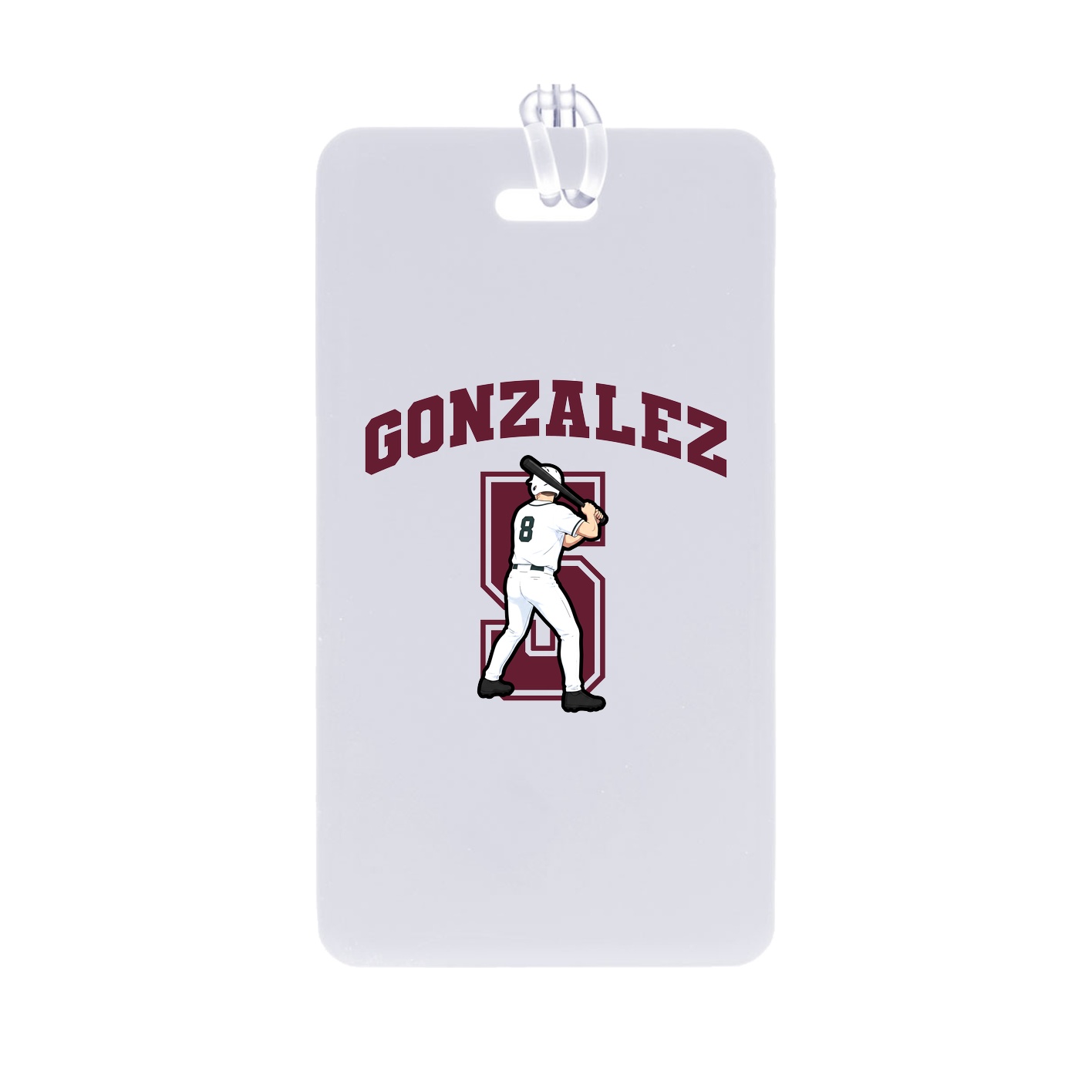 Bag Tag — Number in Classic