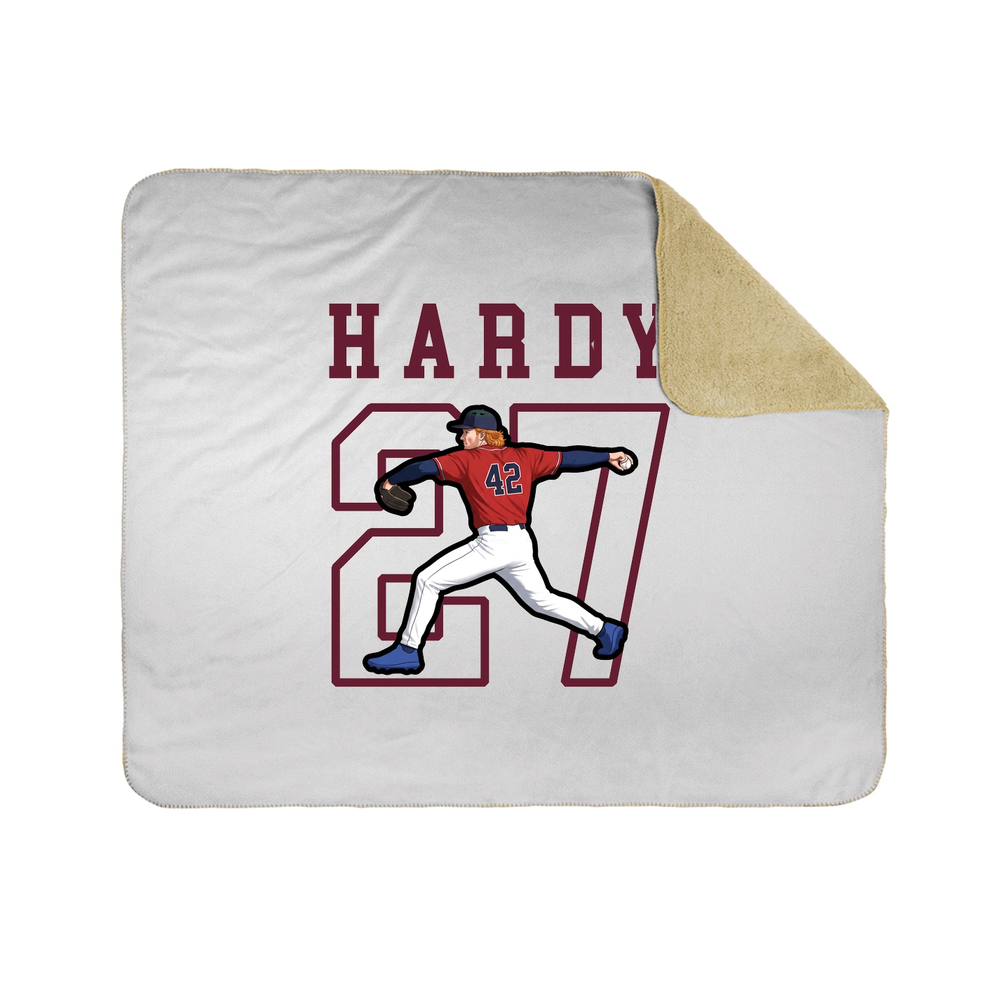 Throw Blanket — Shirsey in White