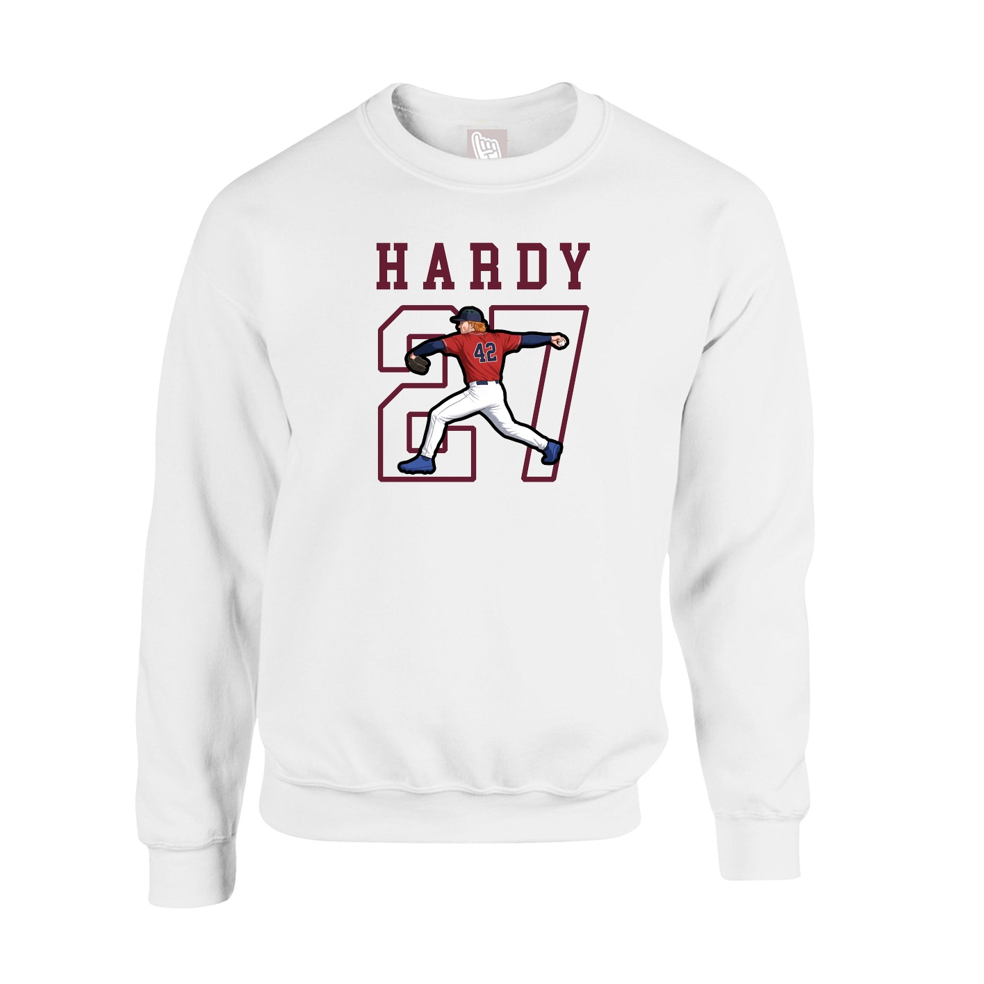 Fleece Crew — Shirsey in White
