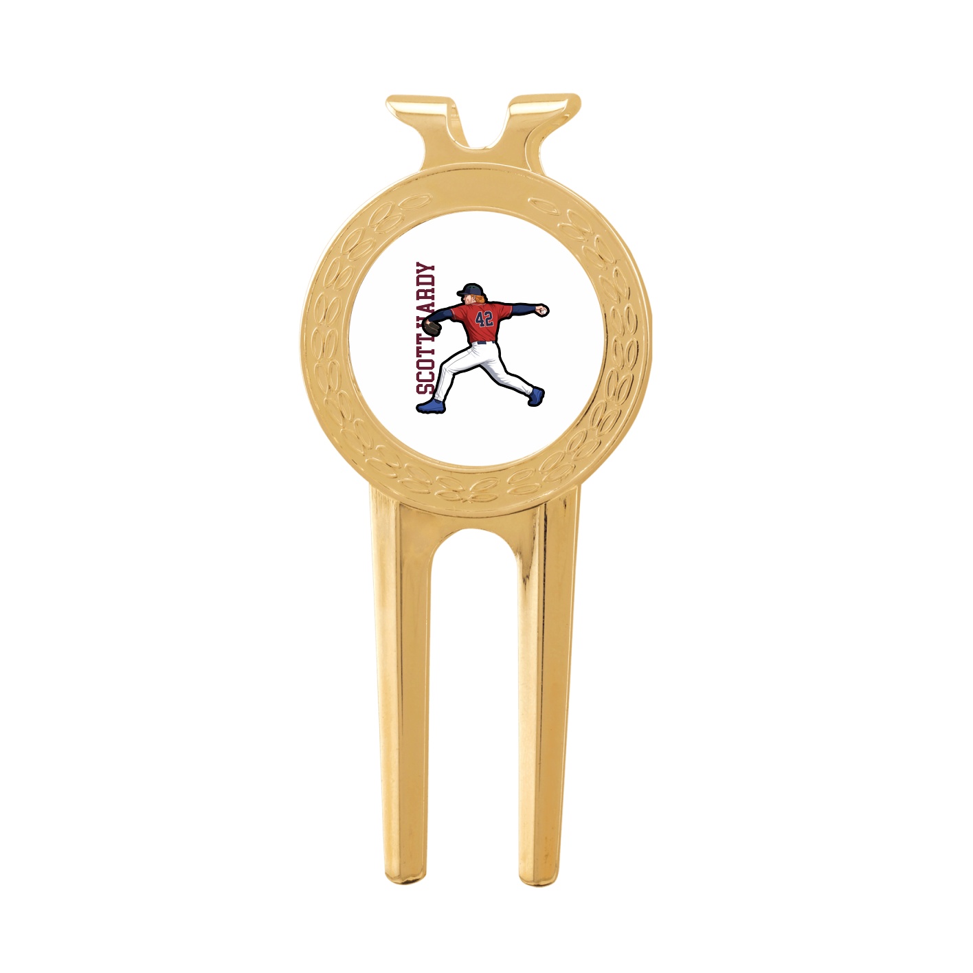 Divot Tool with Ball Marker — Name Vertical in Classic