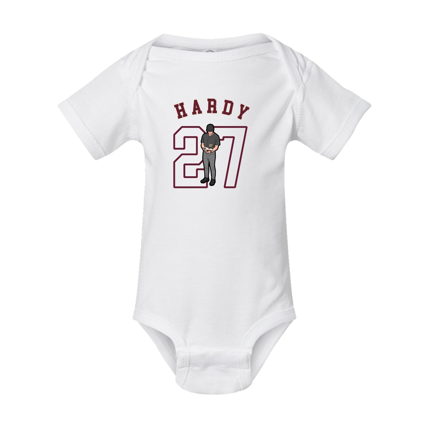 Baby Onesie — Shirsey Arch in White