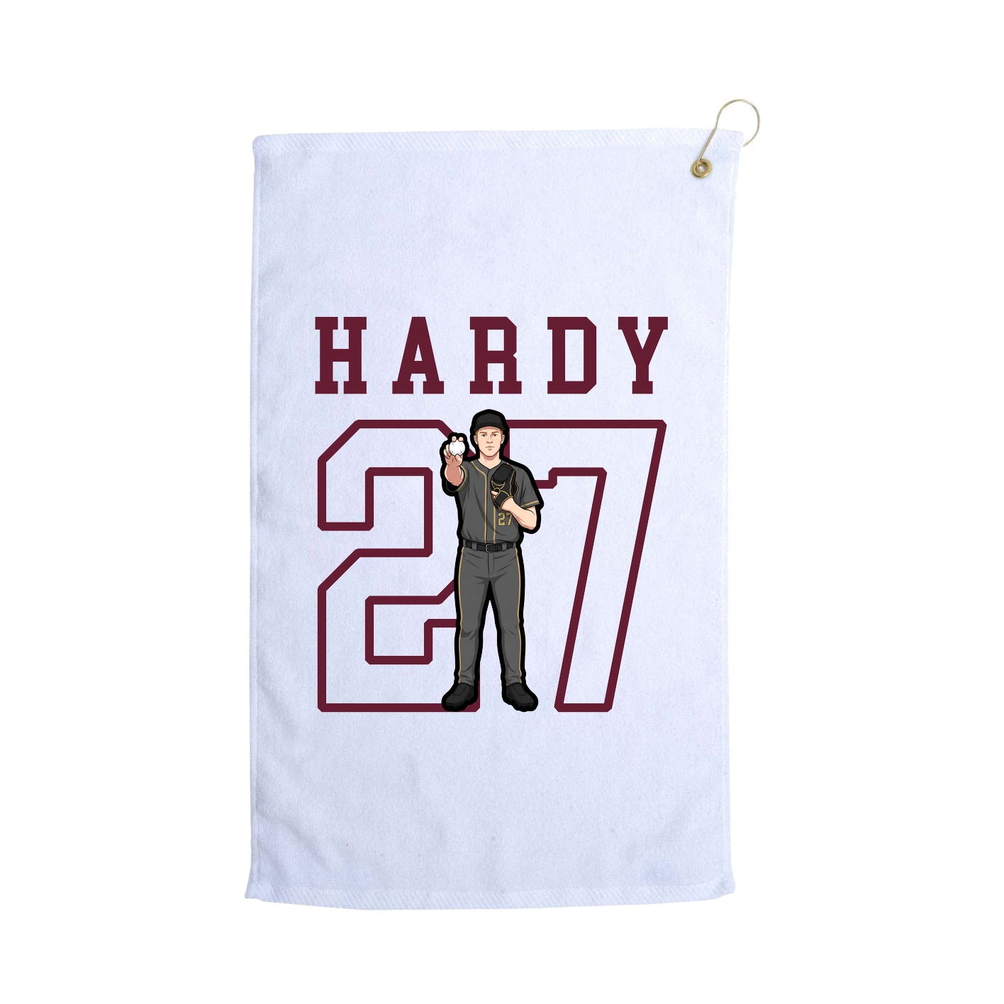 Golf Towel — Shirsey in White