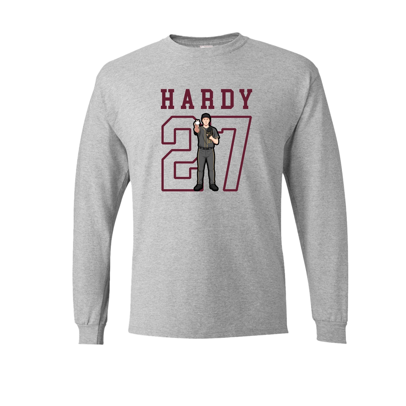 Long Sleeve Tee — Shirsey in Grey