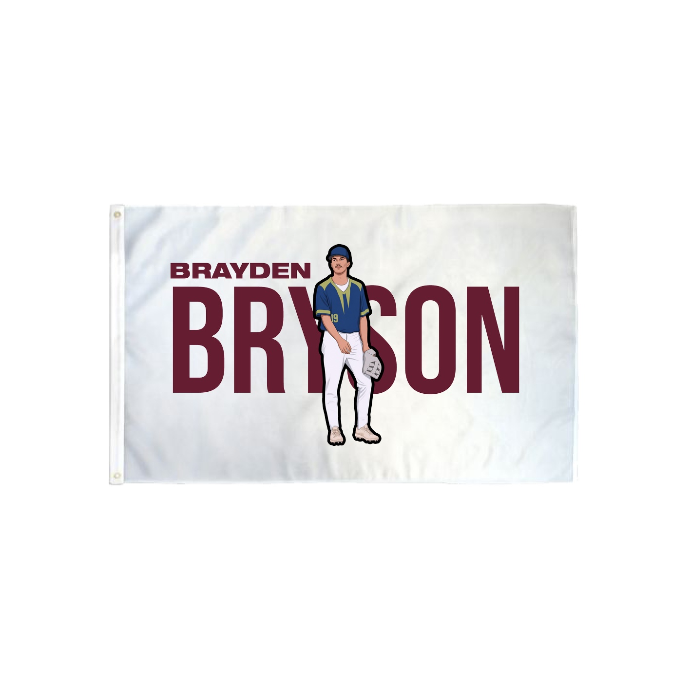 3x5 Flag — Player Name in Classic