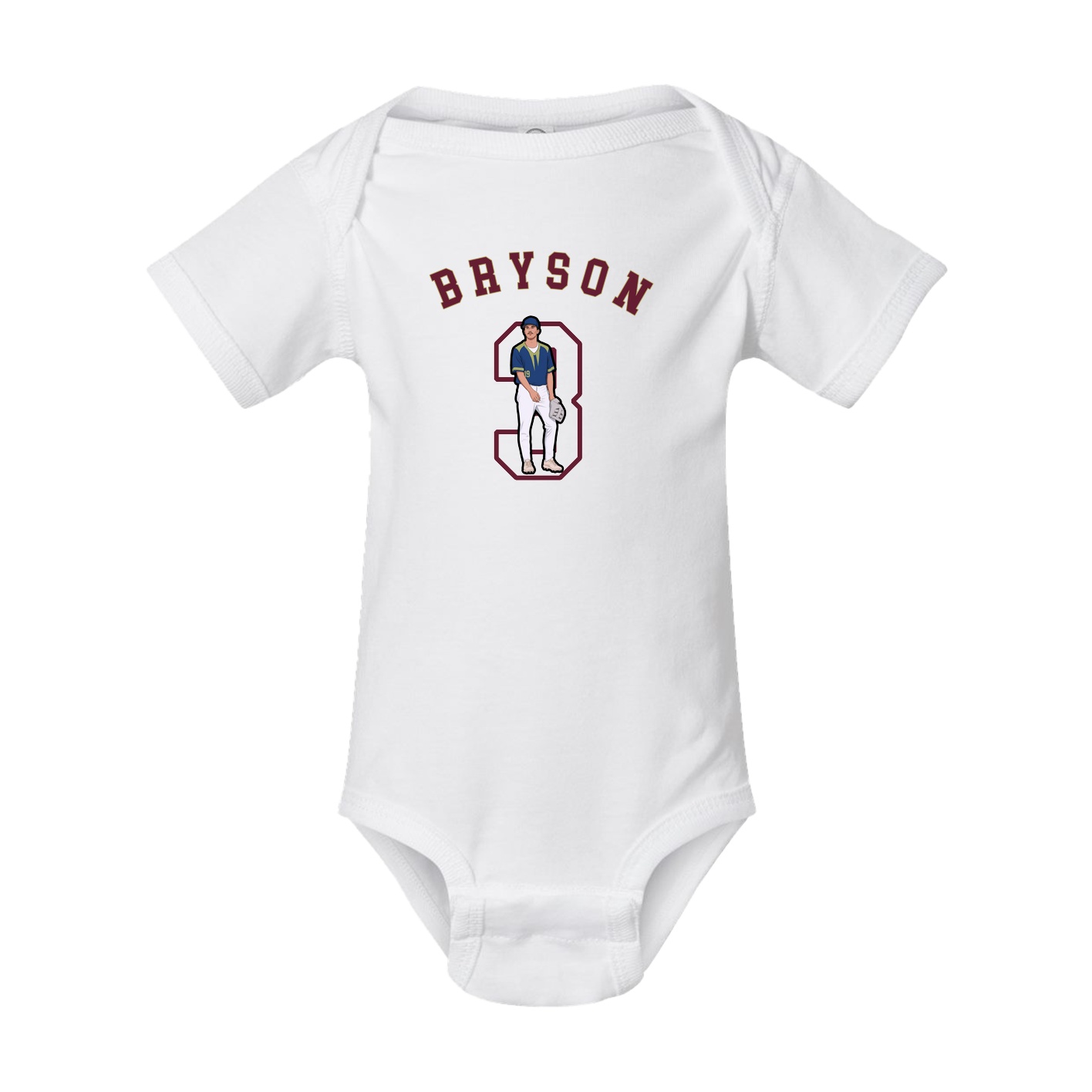 Baby Onesie — Shirsey Arch in White