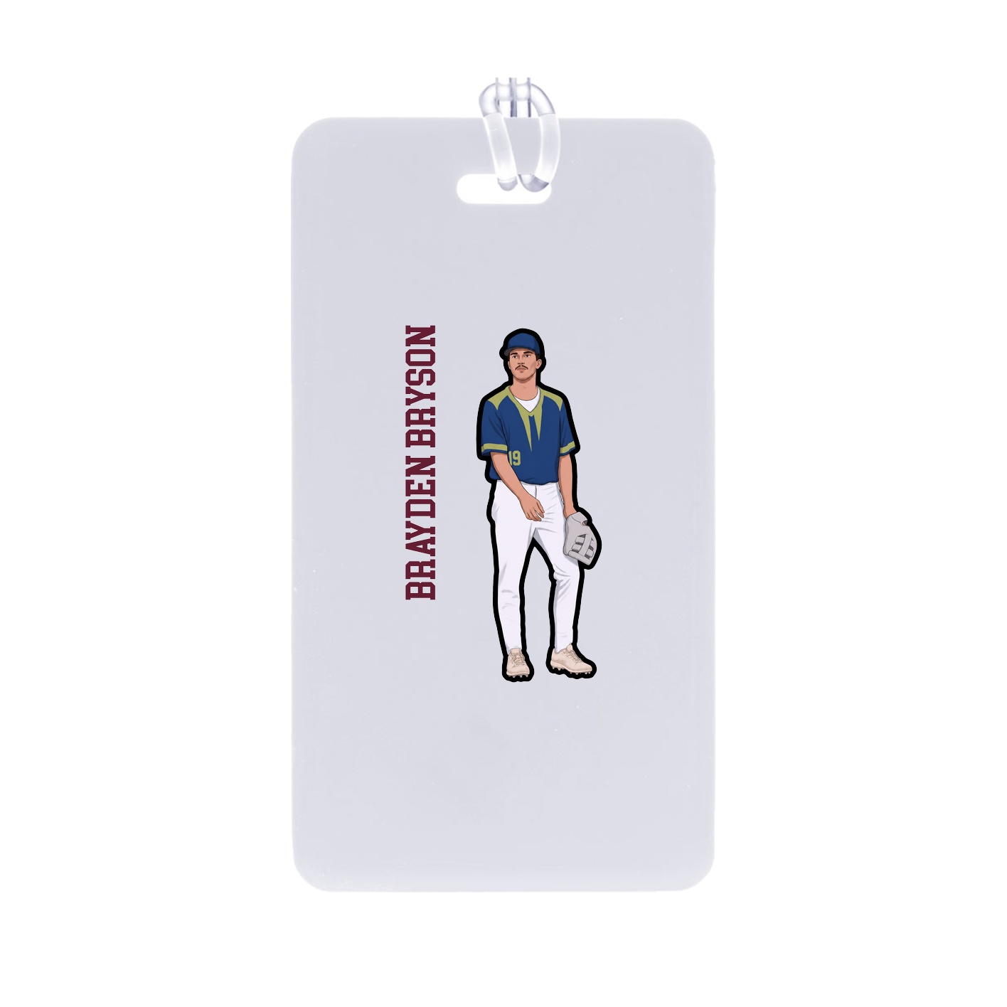 Bag Tag — Name Vertical in Classic