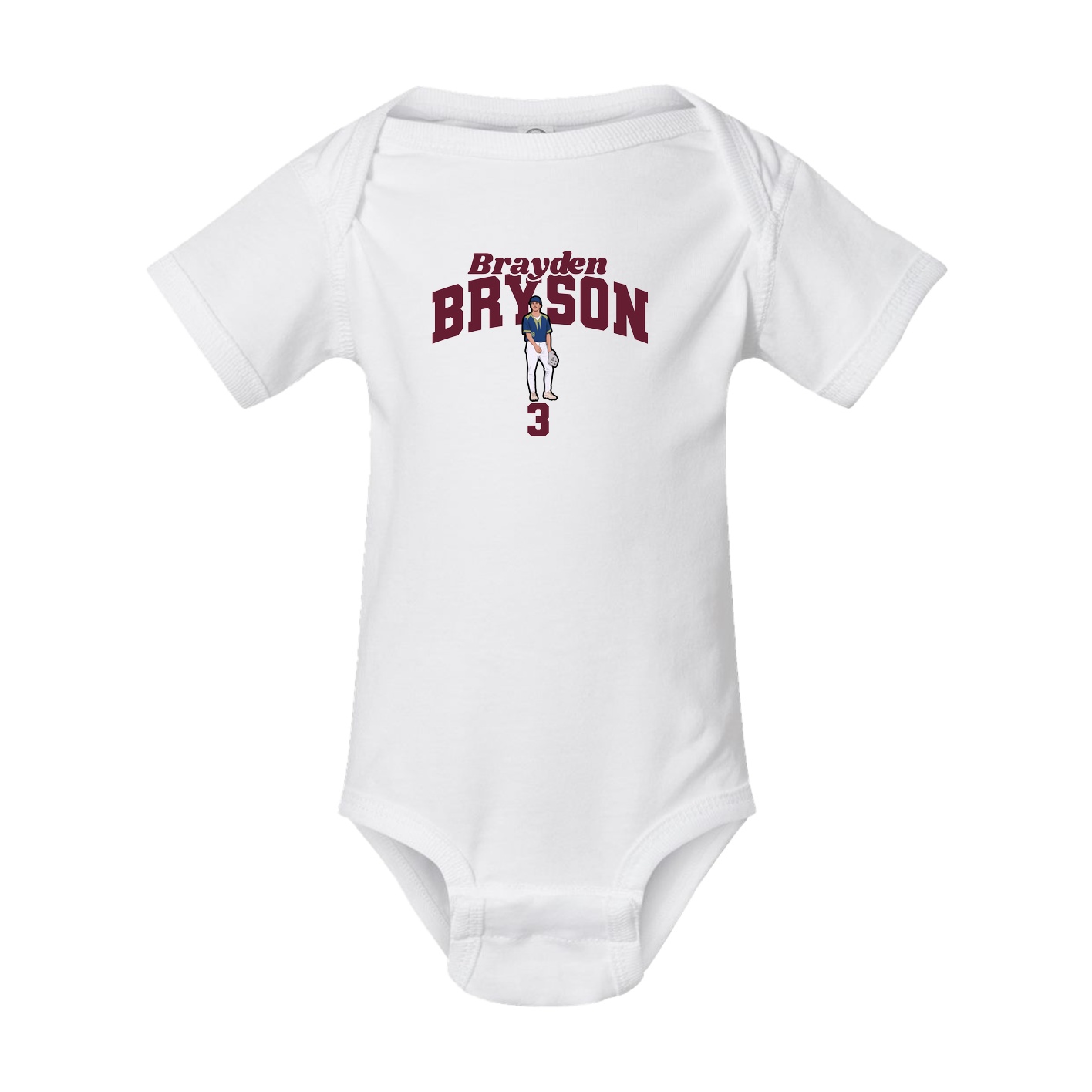 Baby Onesie — Signature Arch in White