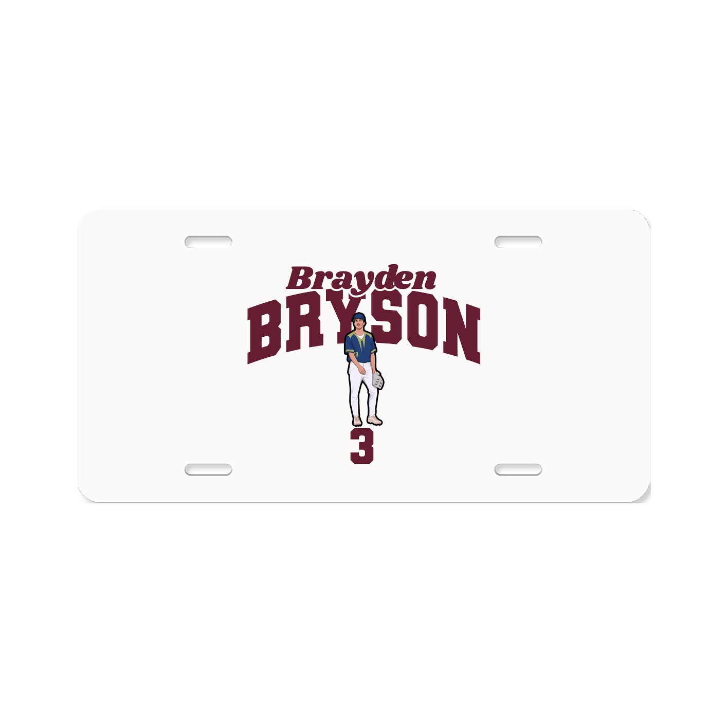 License Plate — Signature Arch in Classic