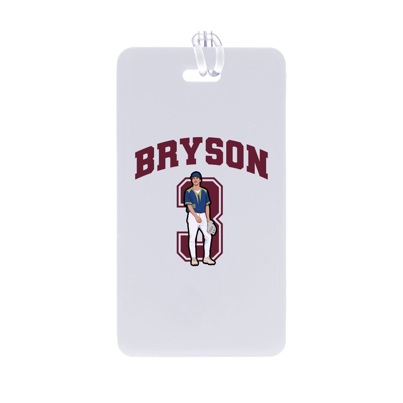Bag Tag — Number in Classic