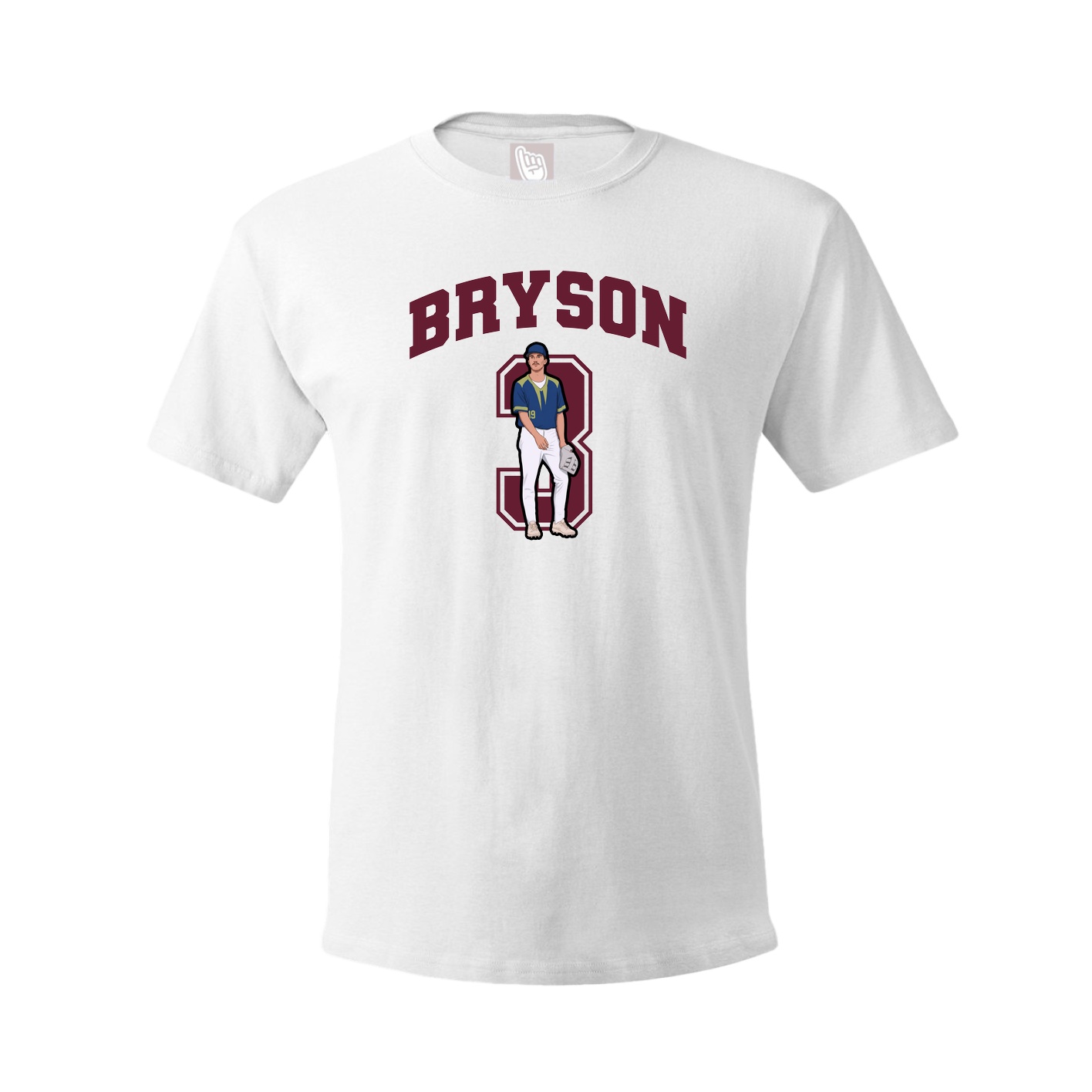 Tee — Number in White