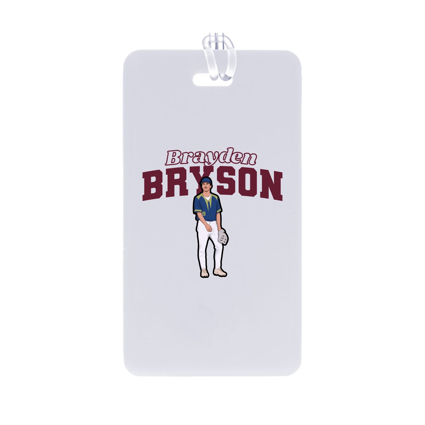 Bag Tag — Name Arch in Classic