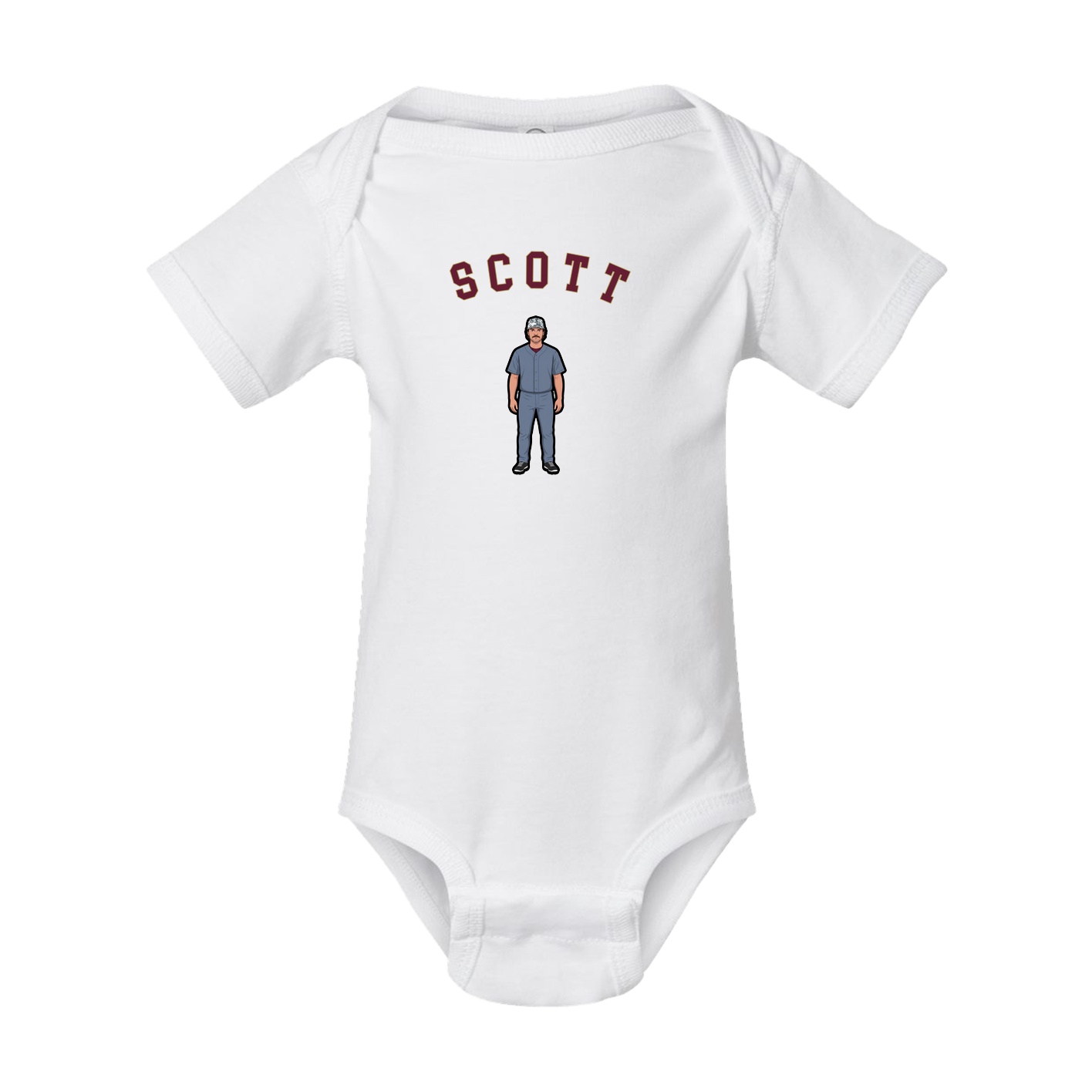 Baby Onesie — Shirsey Arch in White