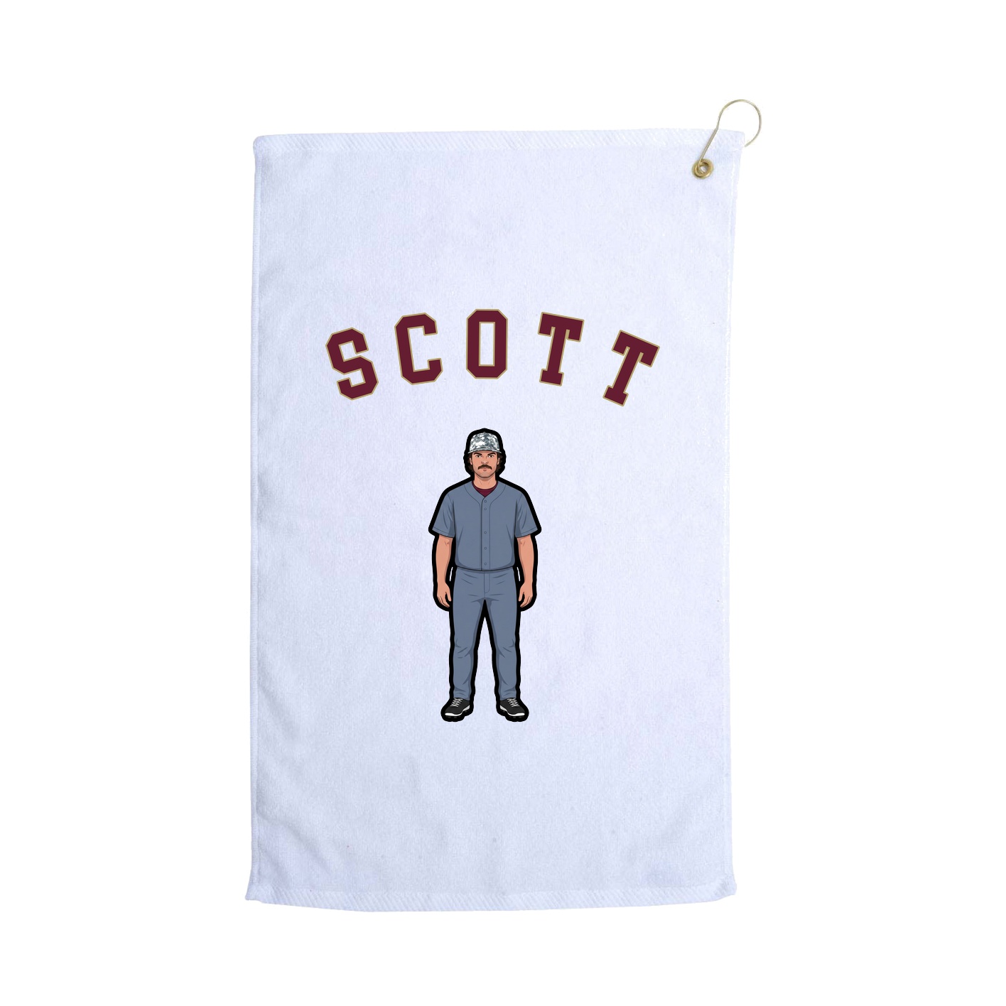 Golf Towel — Shirsey Arch in White