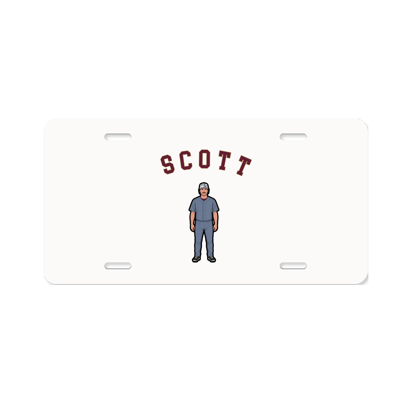 License Plate — Shirsey Arch in Classic