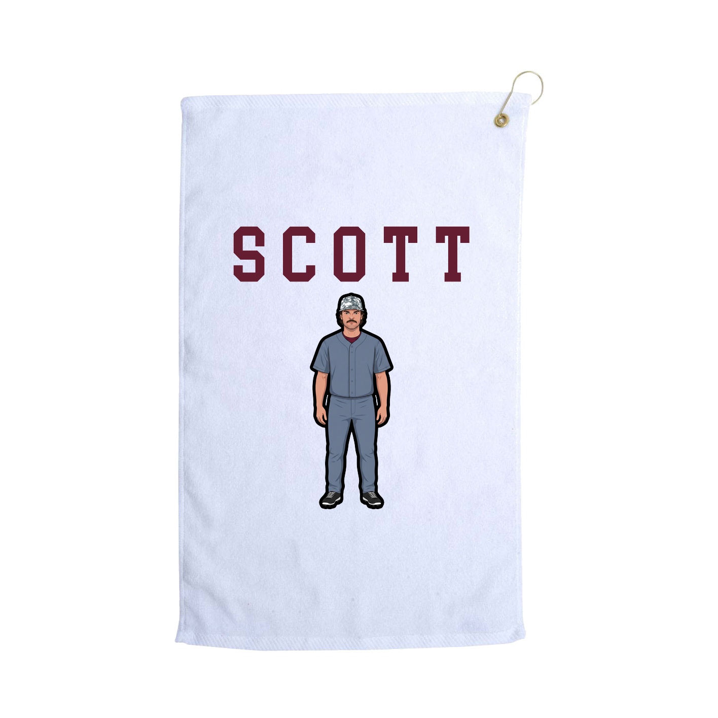 Golf Towel — Shirsey in White