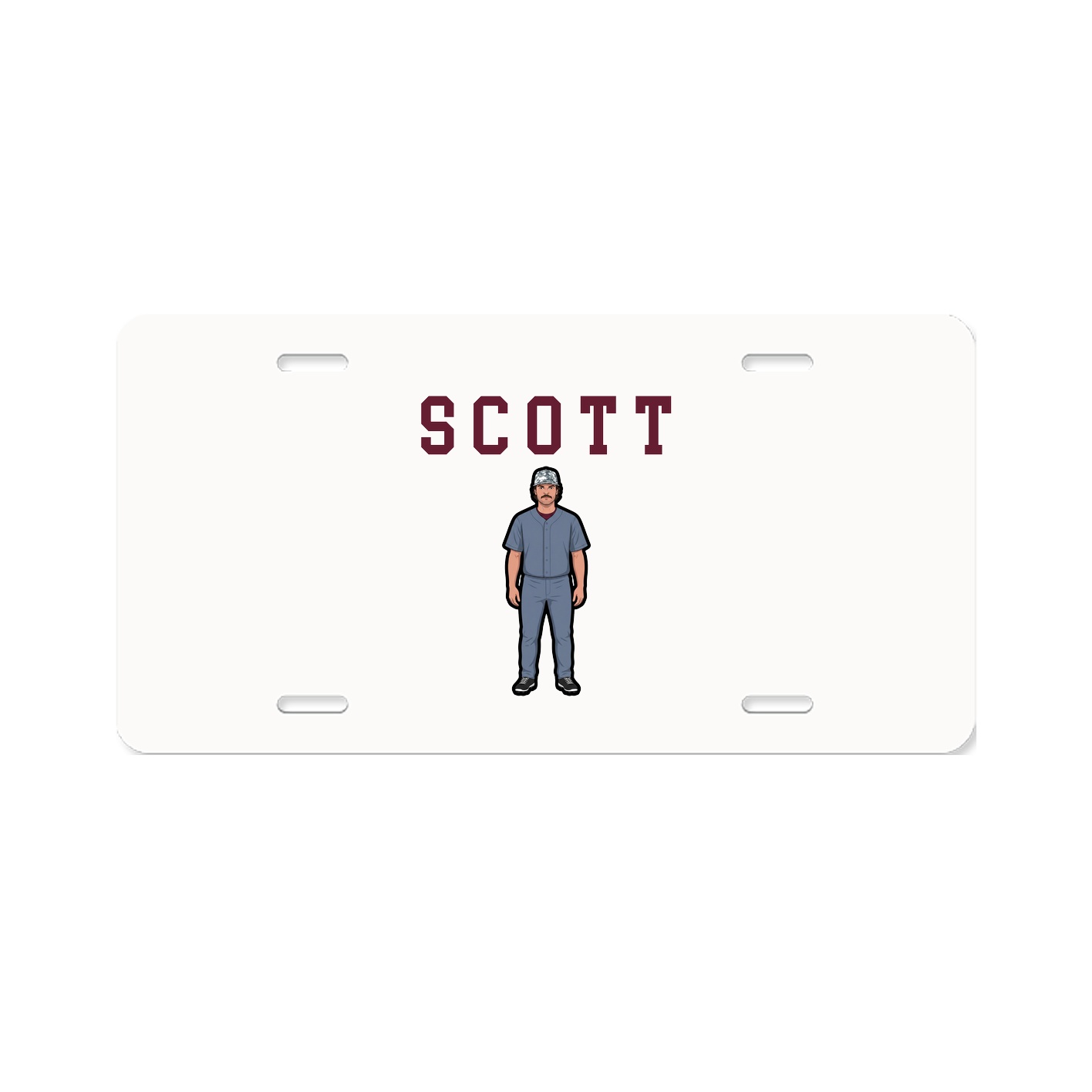 License Plate — Shirsey in Classic