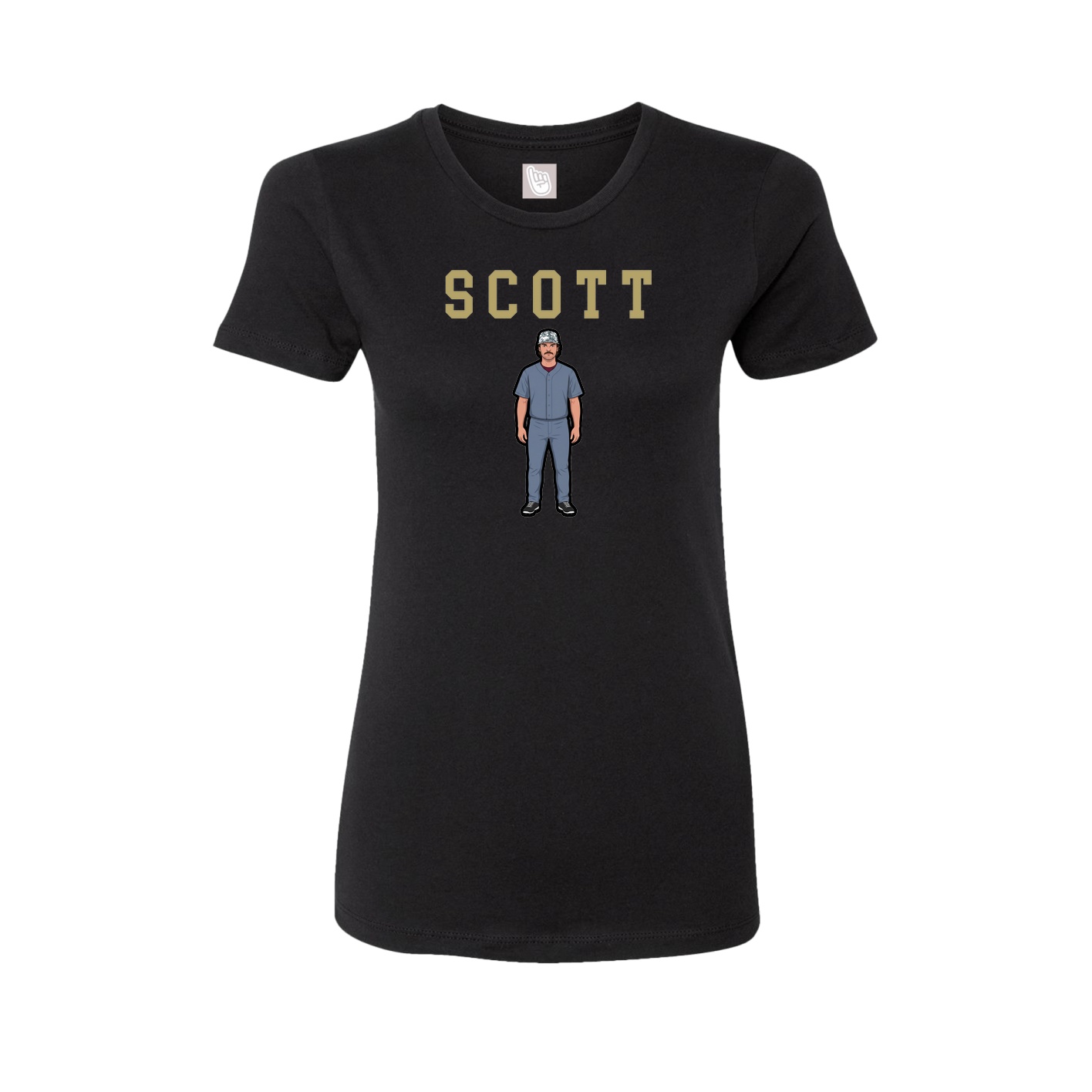 Fitted Women's Tee — Shirsey in Black